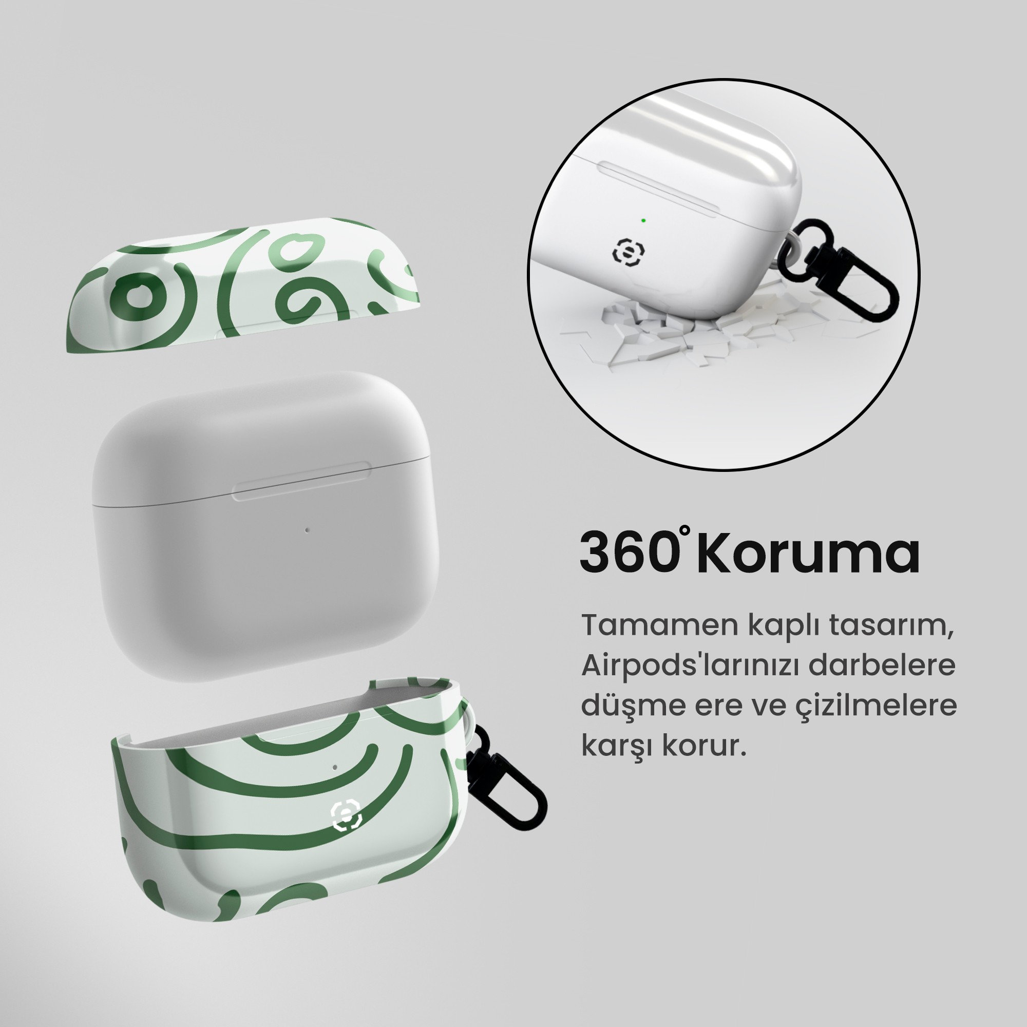 Aero Tres Airpods Kulaklık Kılıfı
