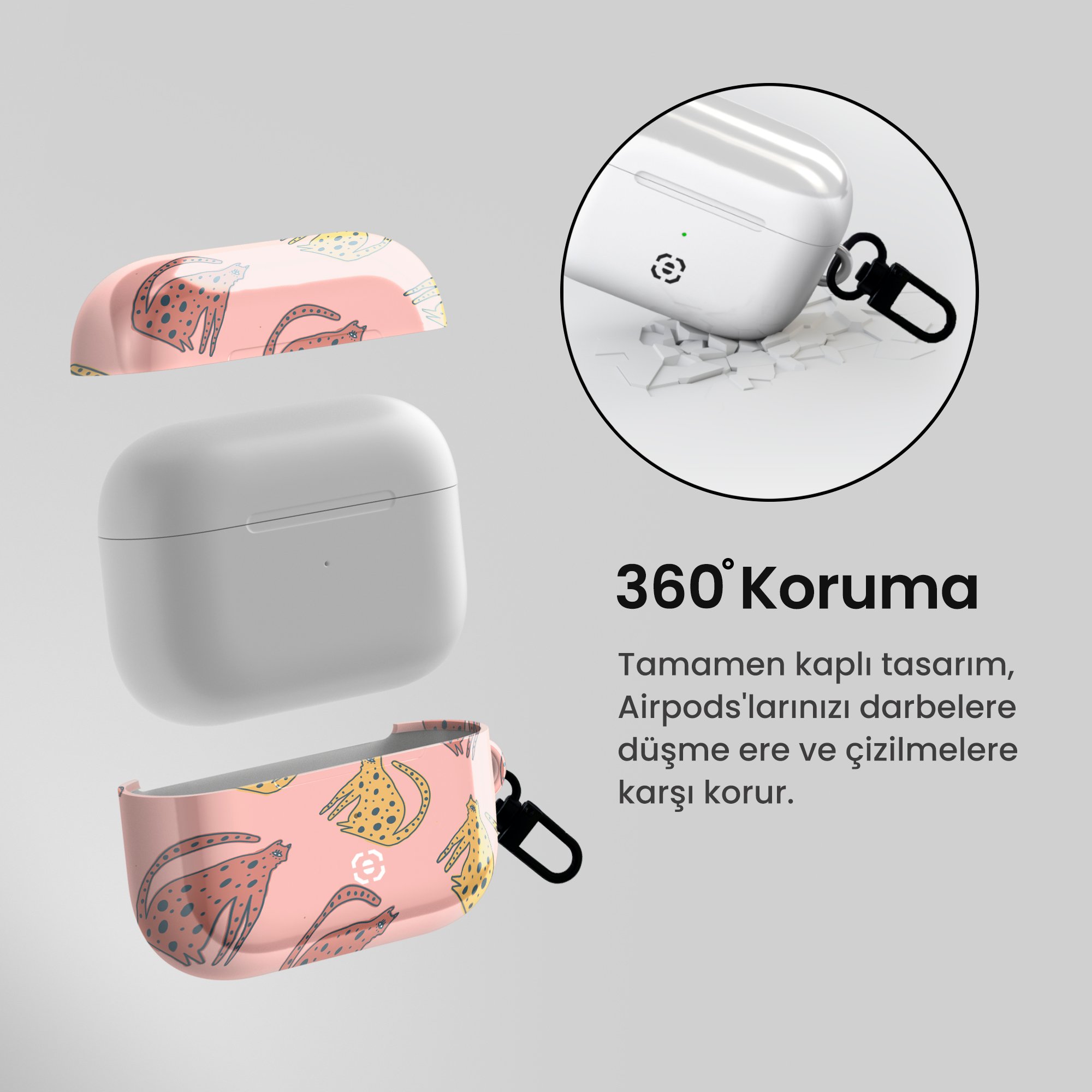 Catcase Tres Airpods Kulaklık Kılıfı
