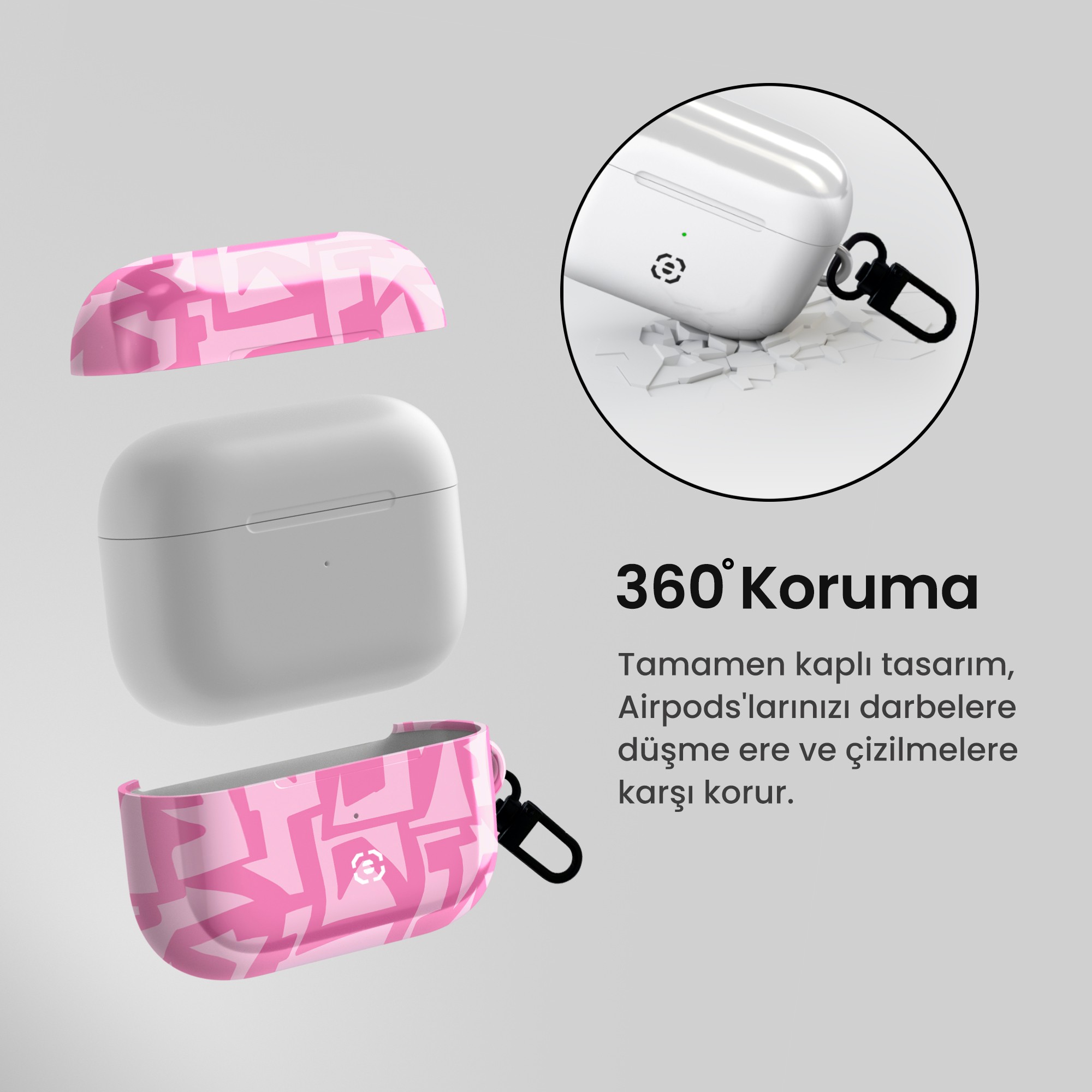 Pindfu Tres Airpods Kulaklık Kılıfı