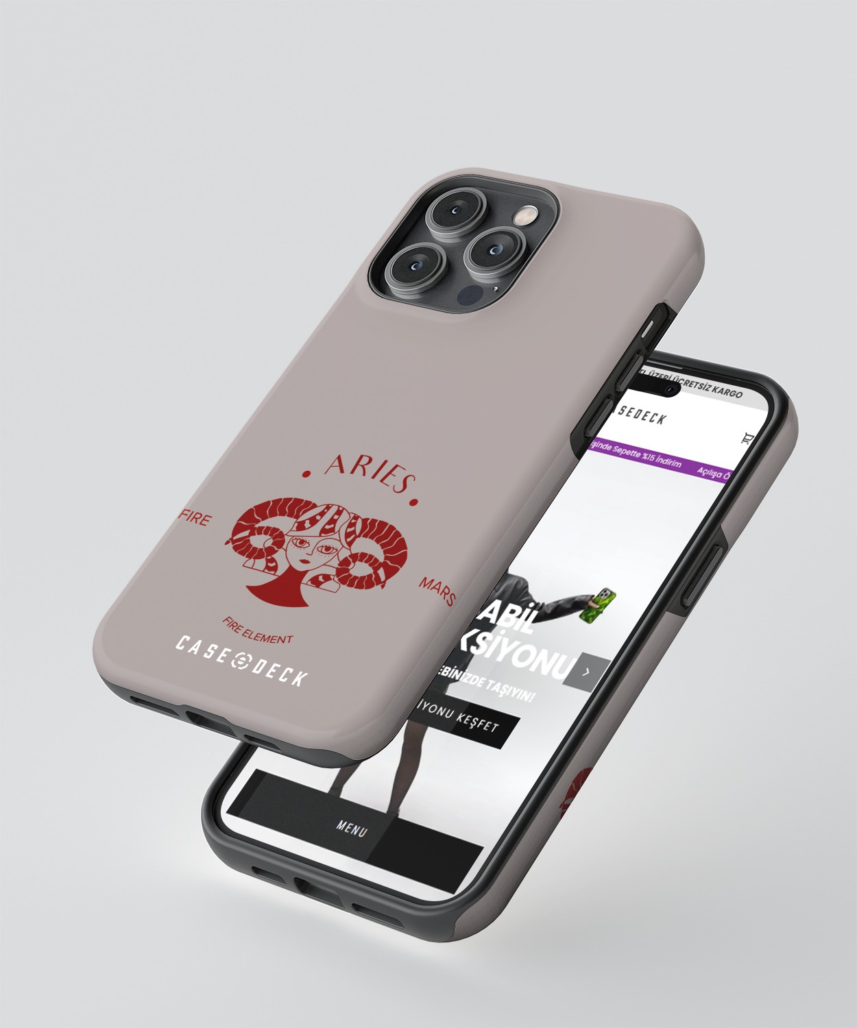 Aries Tres iPhone Telefon Kılıfı