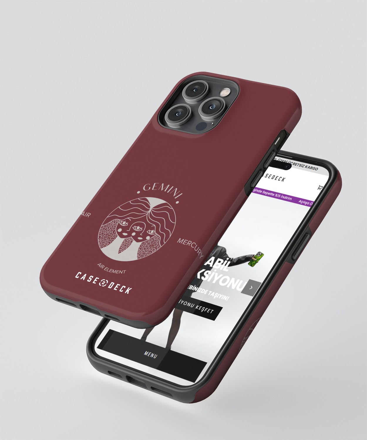 Gemini Tres iPhone Telefon Kılıfı