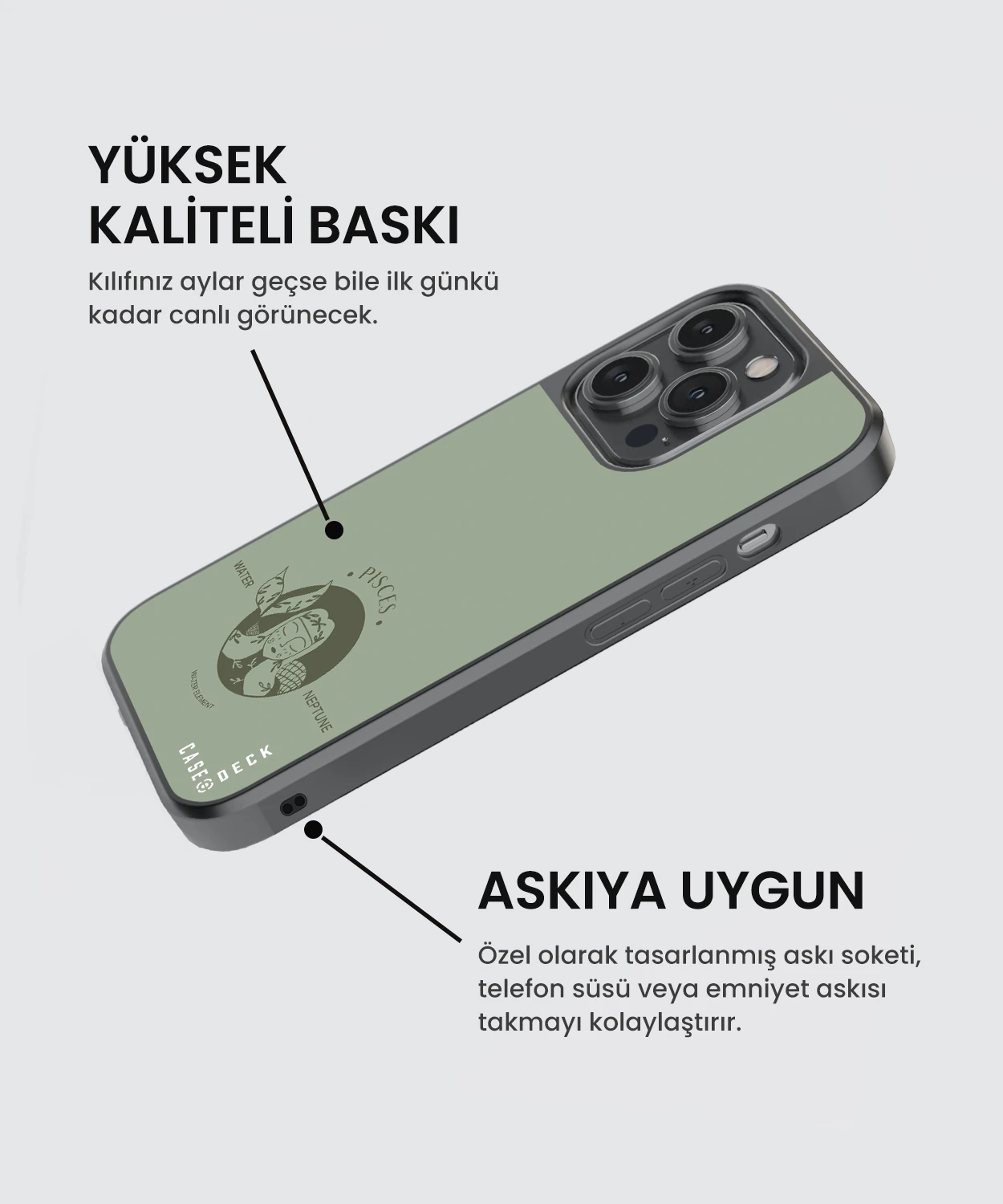 Pisces Babil iPhone Telefon Kılıfı