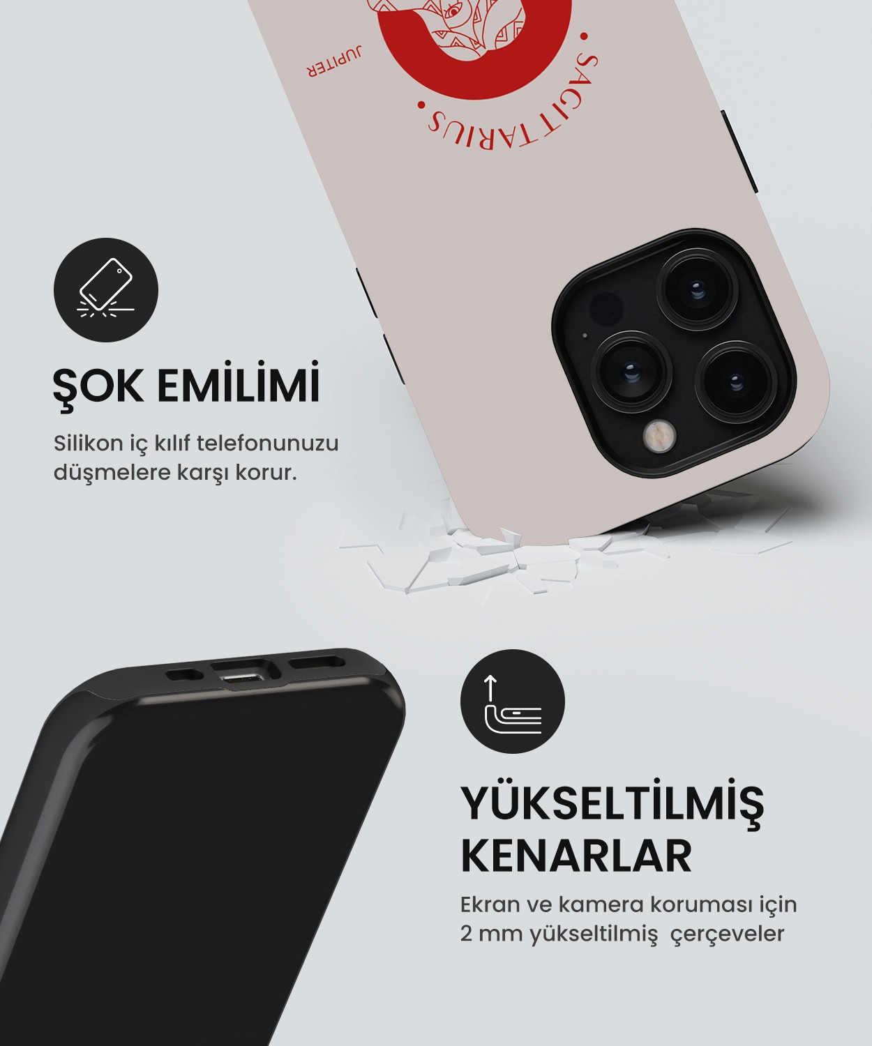 Sagittarius Tres iPhone Telefon Kılıfı