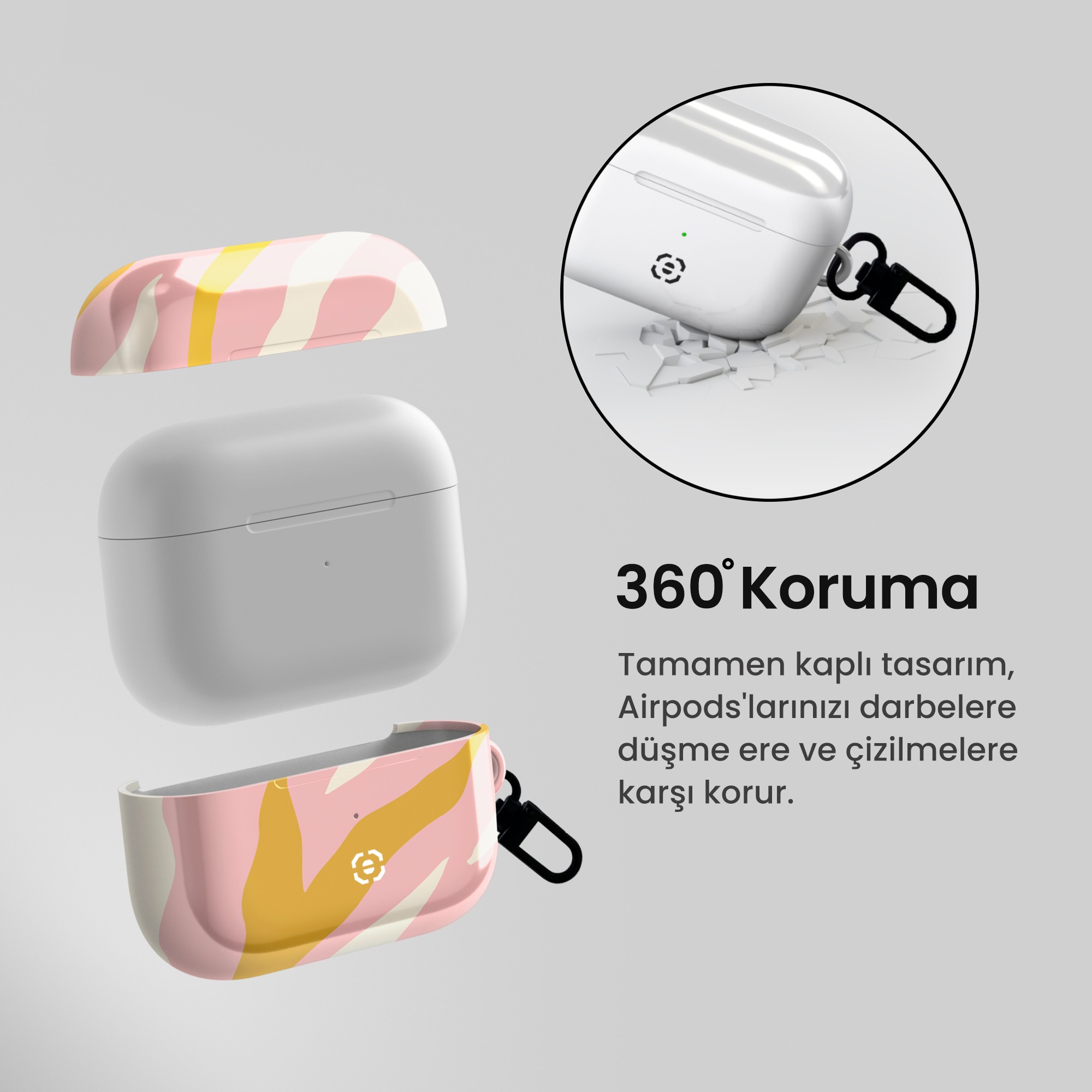 Sense Tres Airpods Kulaklık Kılıfı