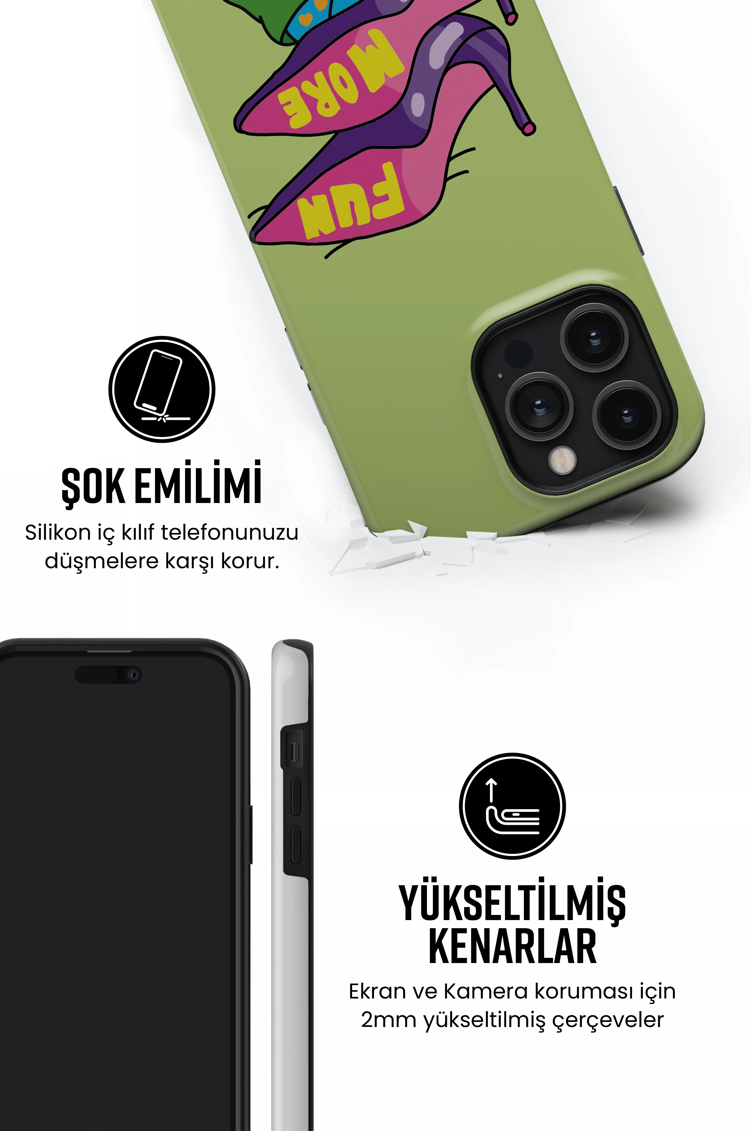 Glow Tres iPhone Telefon Kılıfı