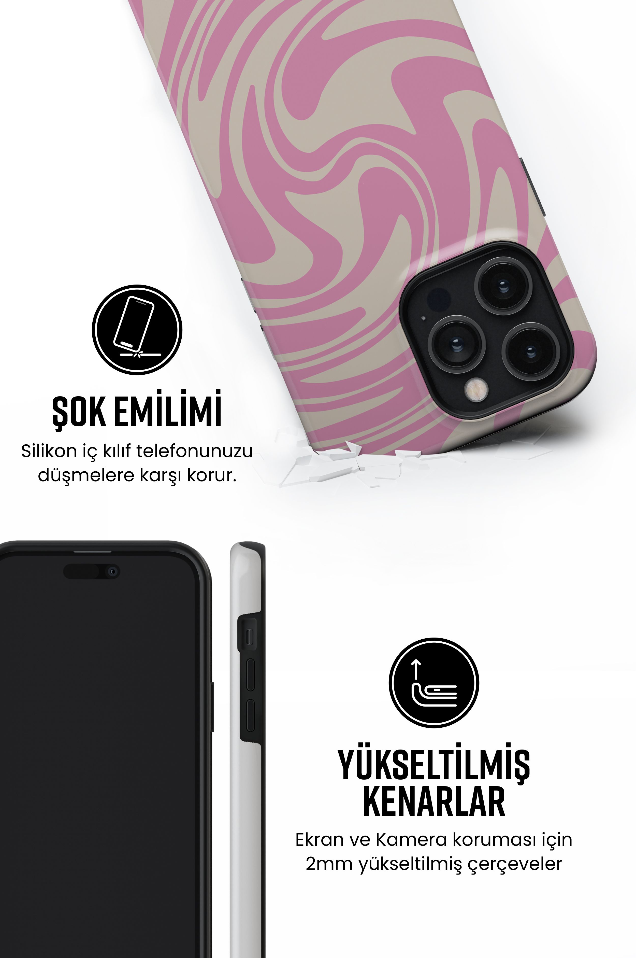 Pinley Tres iPhone Telefon Kılıfı