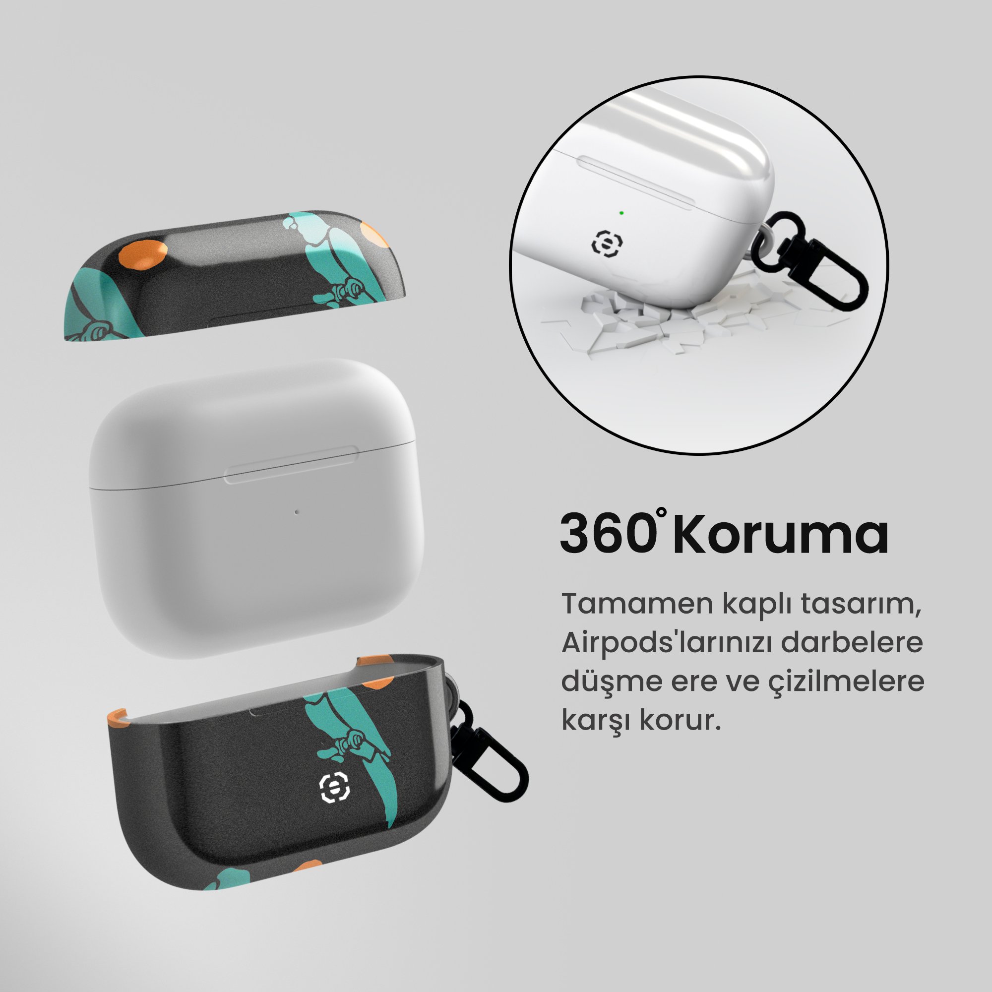 Polly Tres Airpods Kulaklık Kılıfı
