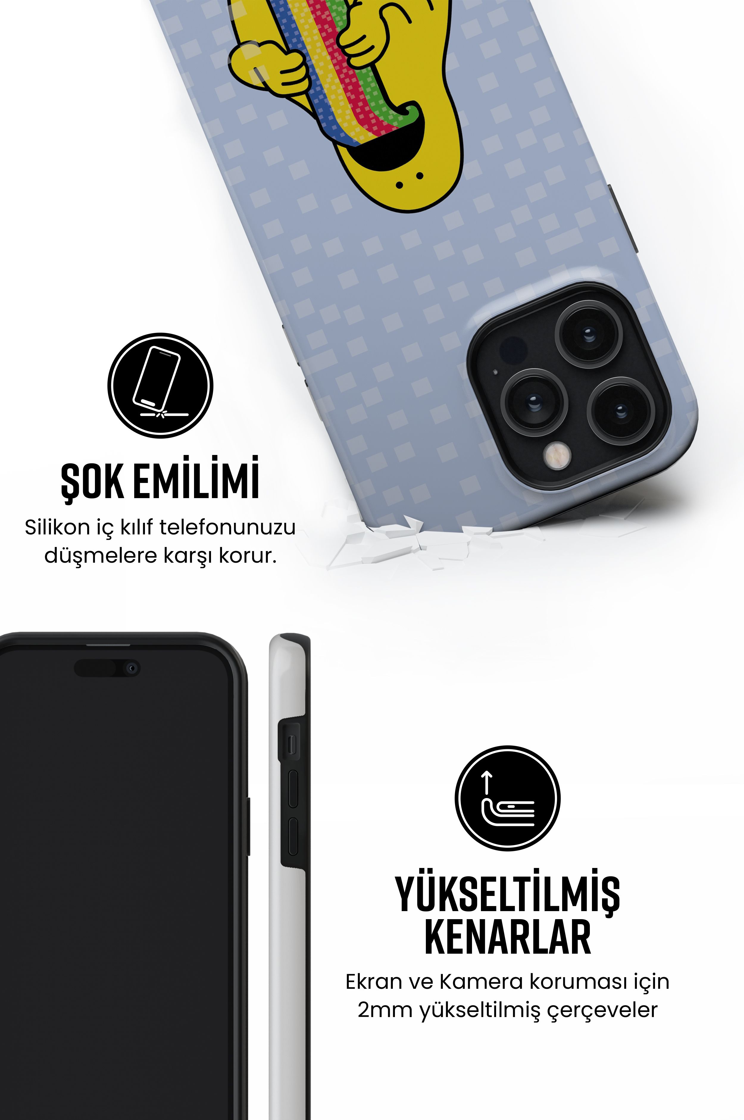 Monstellow Tres iPhone Telefon Kılıfı