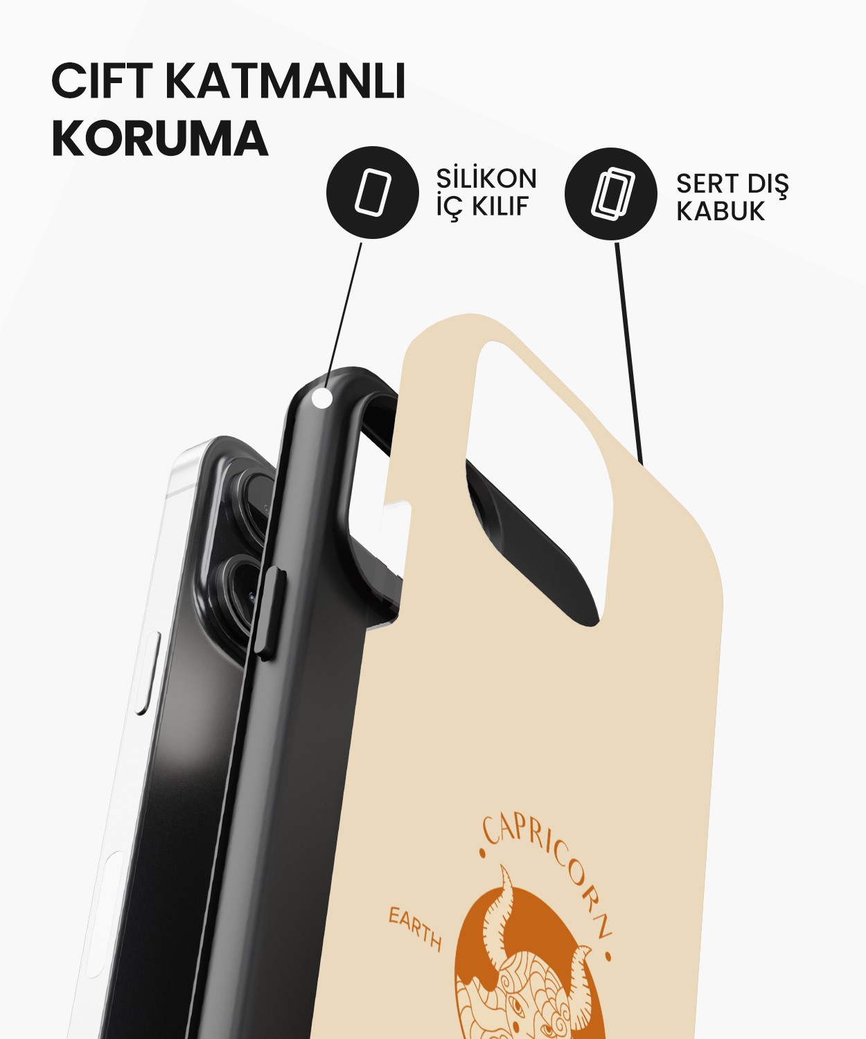 Capricorn Tres iPhone Telefon Kılıfı