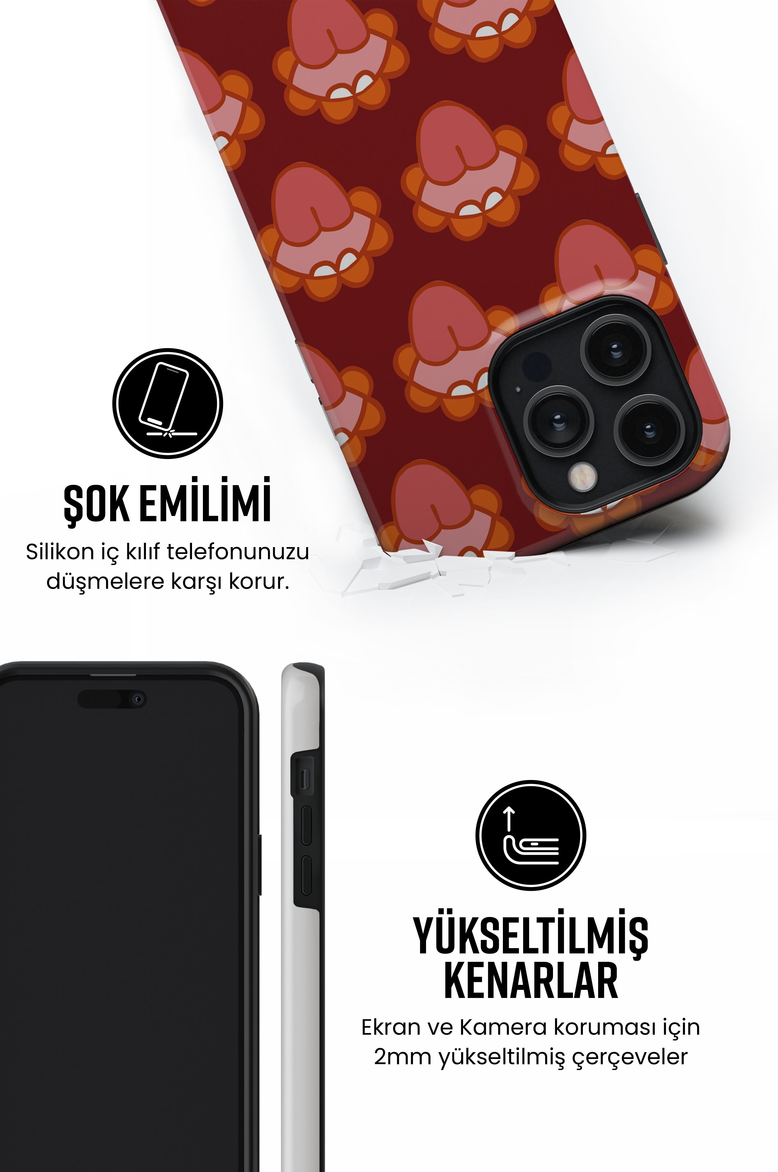 Tongue Tres iPhone Telefon Kılıfı