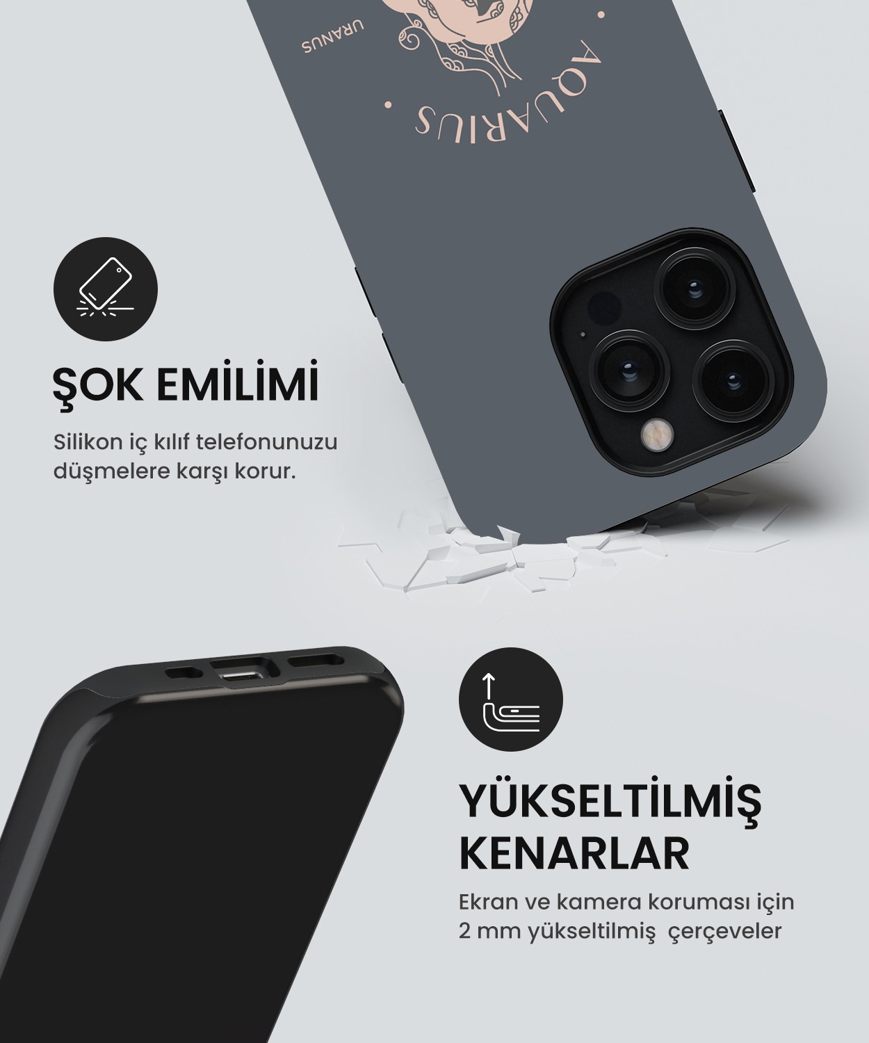 Aquarius Tres iPhone Telefon Kılıfı