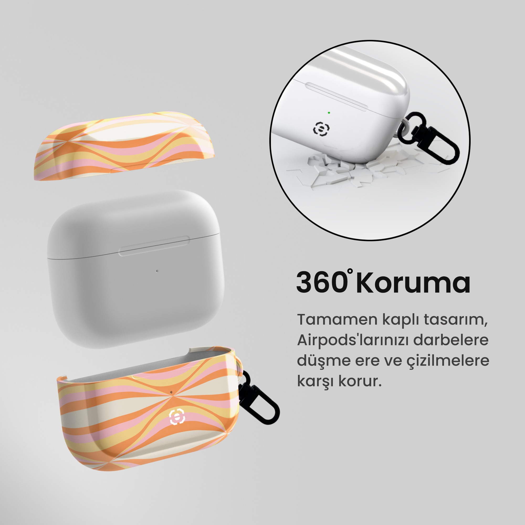 Wight Tres Airpods Kulaklık Kılıfı