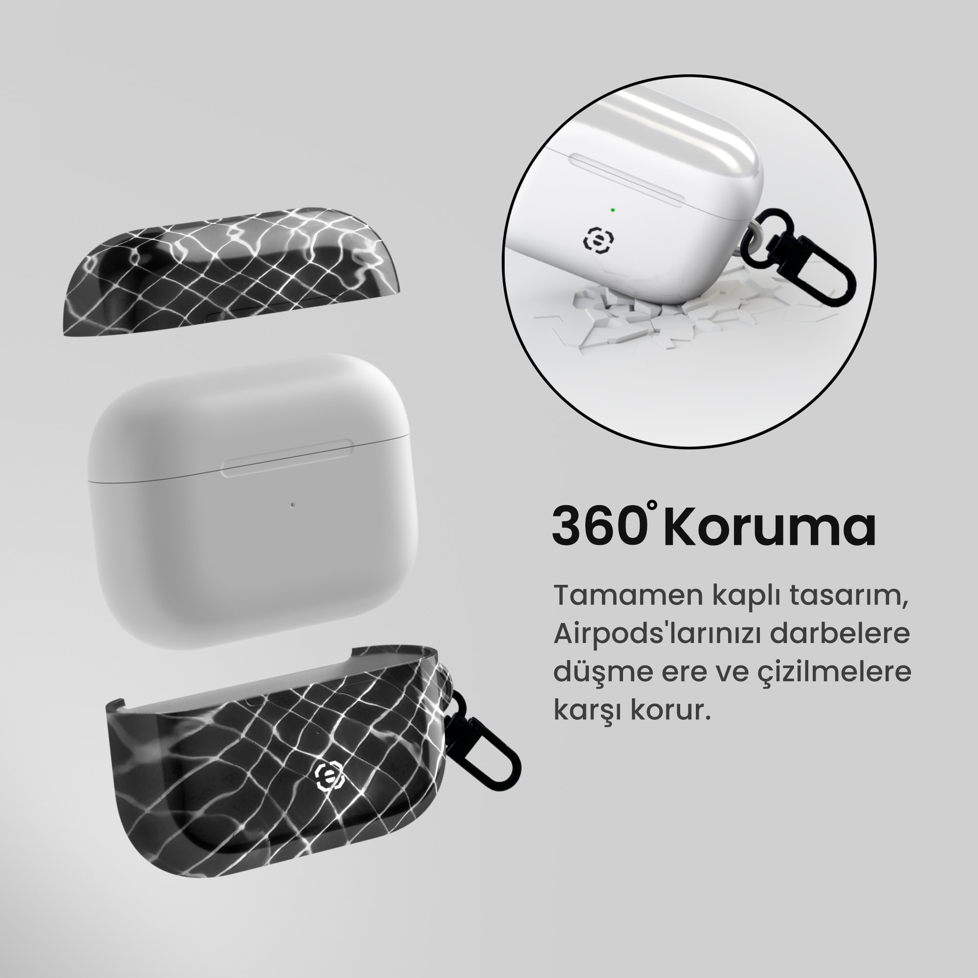 Onyx Tres Airpods Kulaklık Kılıfı