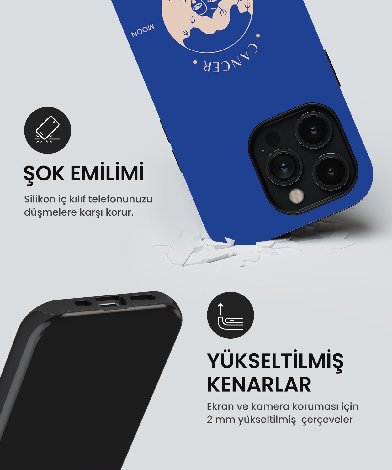 Cancer Tres iPhone Telefon Kılıfı