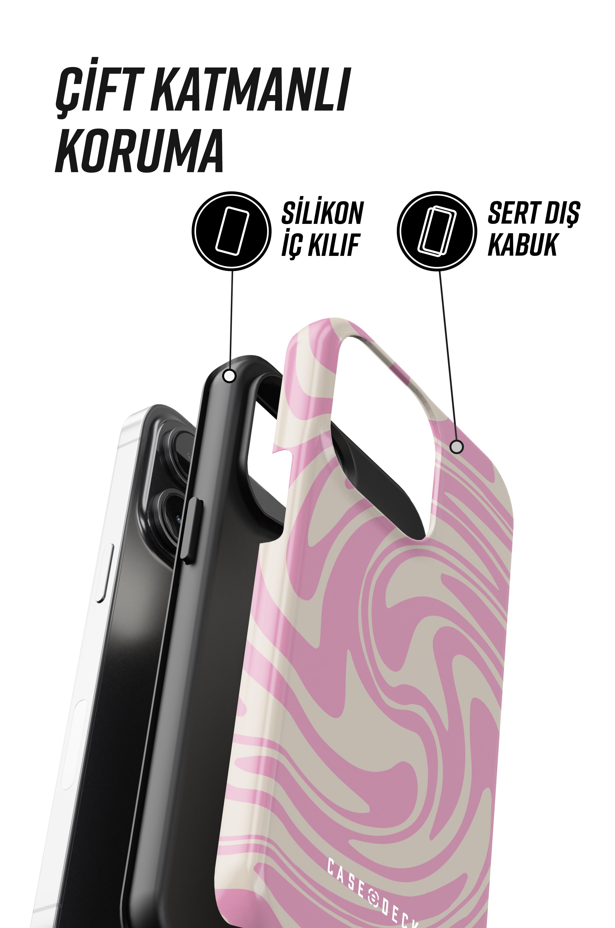 Pinley Tres iPhone Telefon Kılıfı
