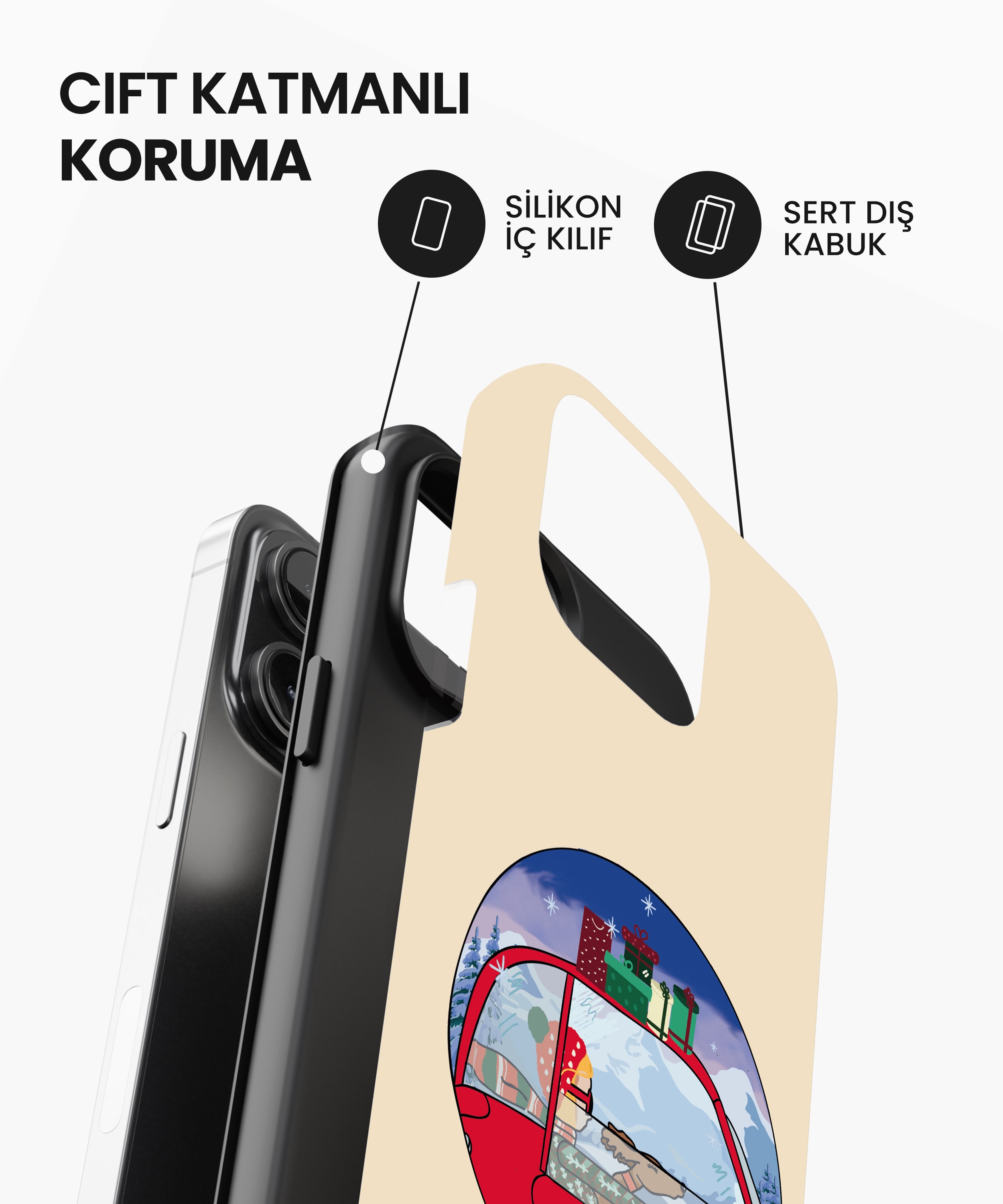 Aurora Tres iPhone Telefon Kılıfı