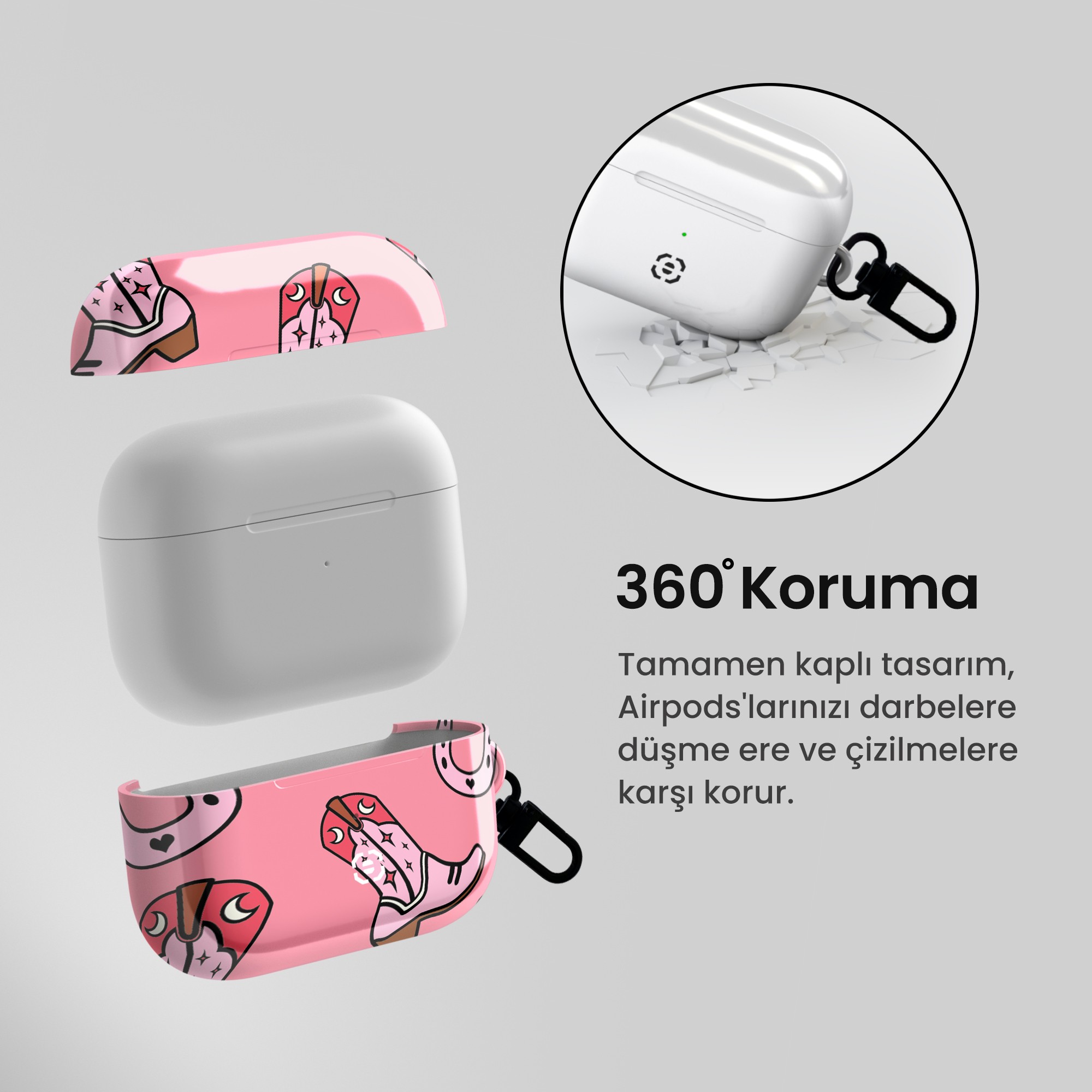 Rovian Tres Airpods Kulaklık Kılıfı
