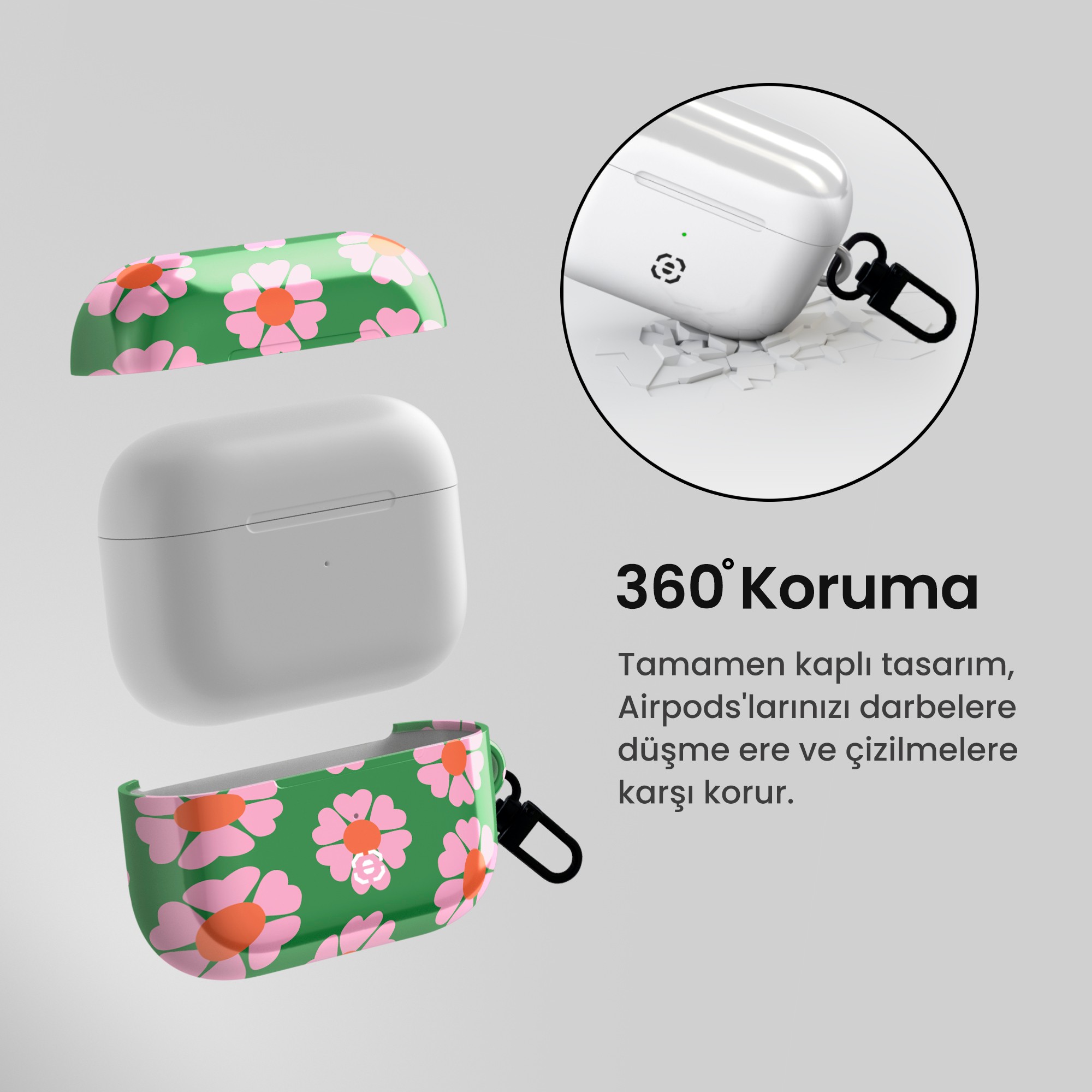 Donnie Tres Airpods Kulaklık Kılıfı
