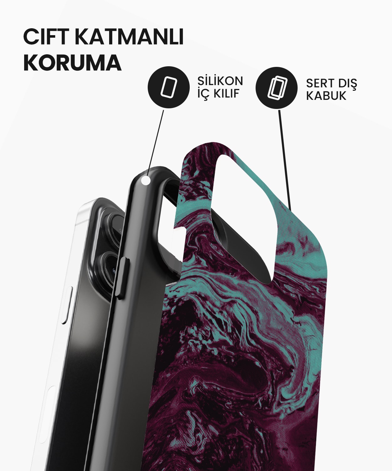 Mercury Tres iPhone Telefon Kılıfı