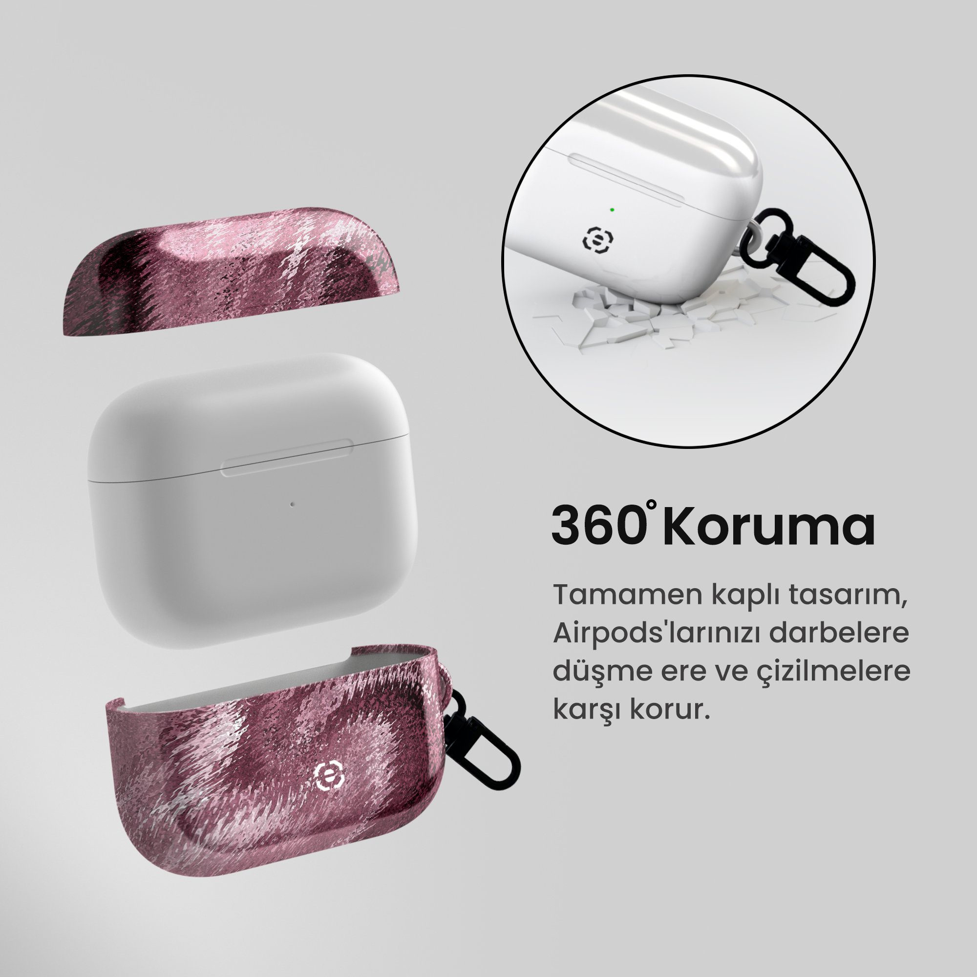 Vino Tres Airpods Kulaklık Kılıfı