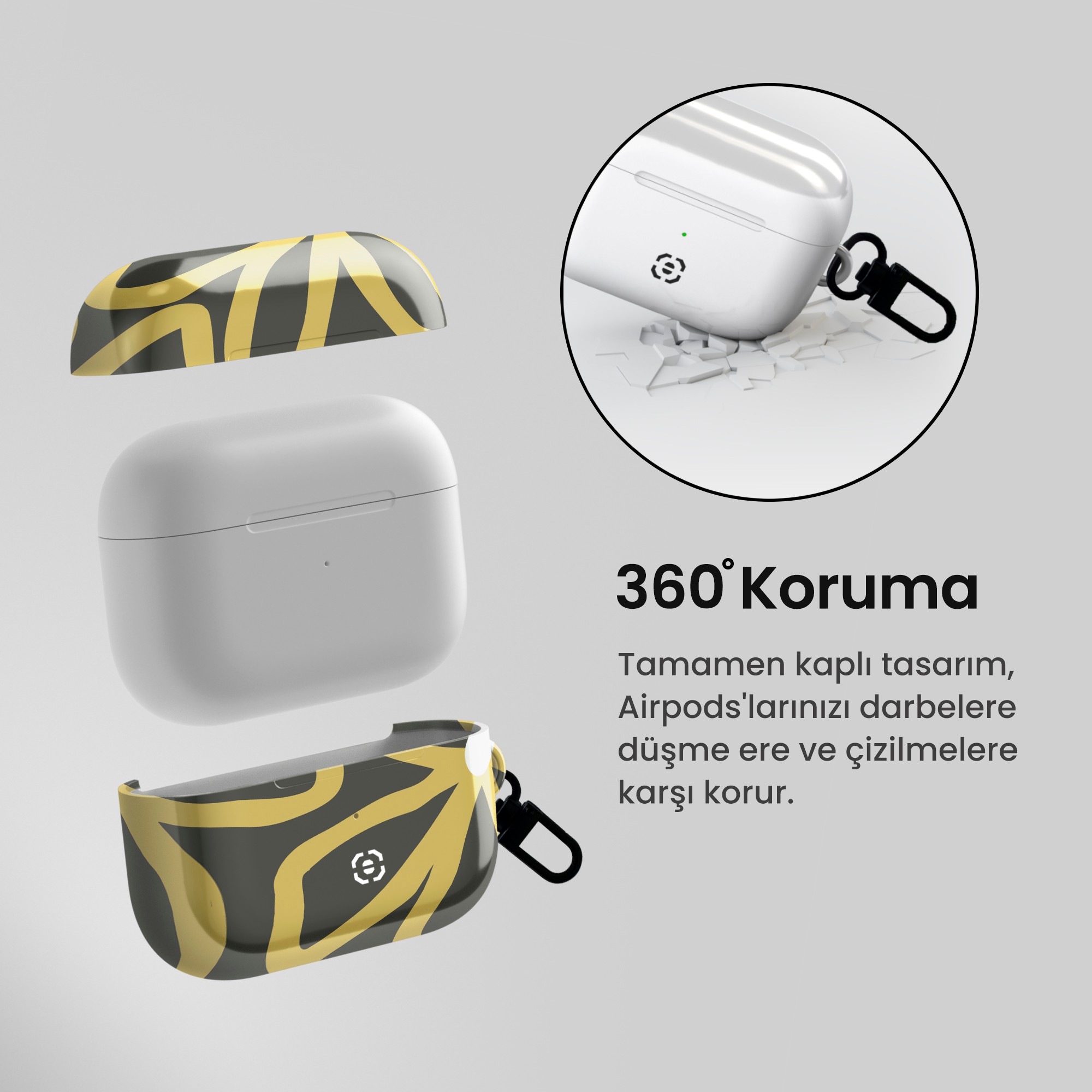 Yelflow Tres Airpods Kulaklık Kılıfı