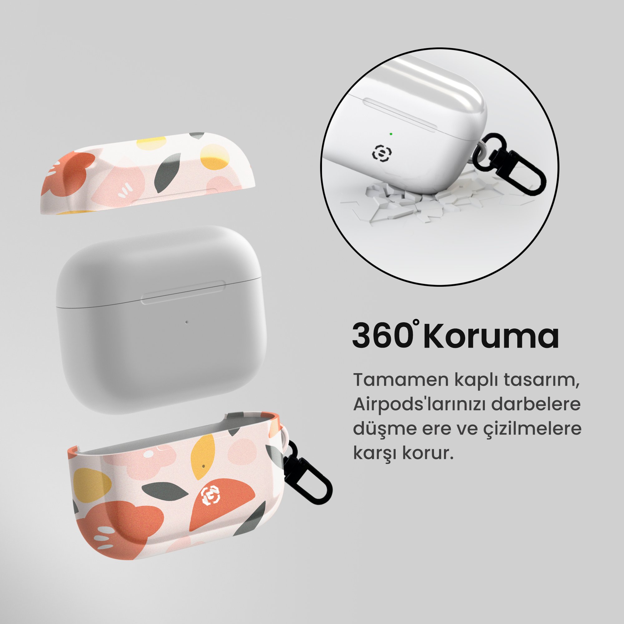 Greina Tres Airpods Kulaklık Kılıfı