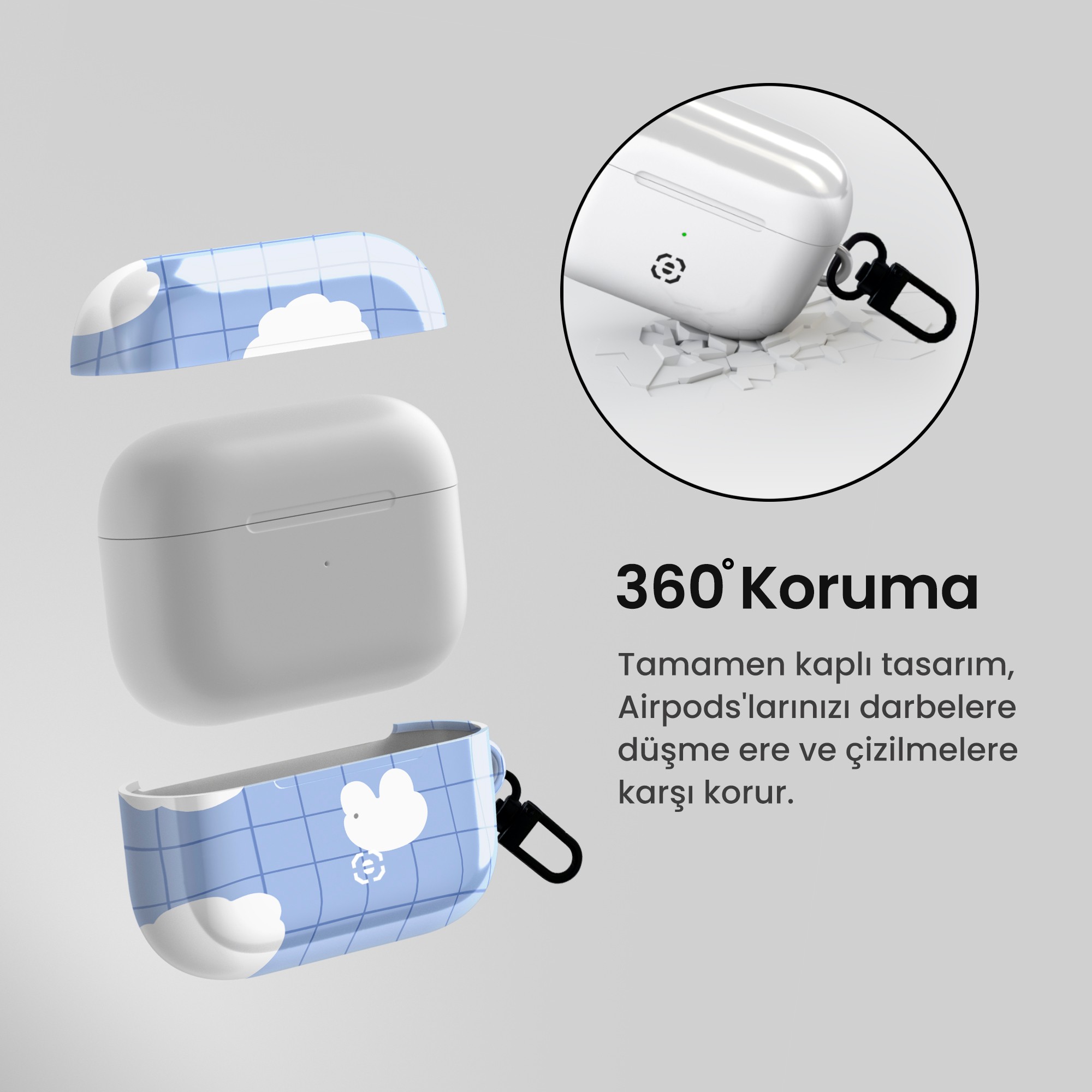 Puffy Tres Airpods Kulaklık Kılıfı