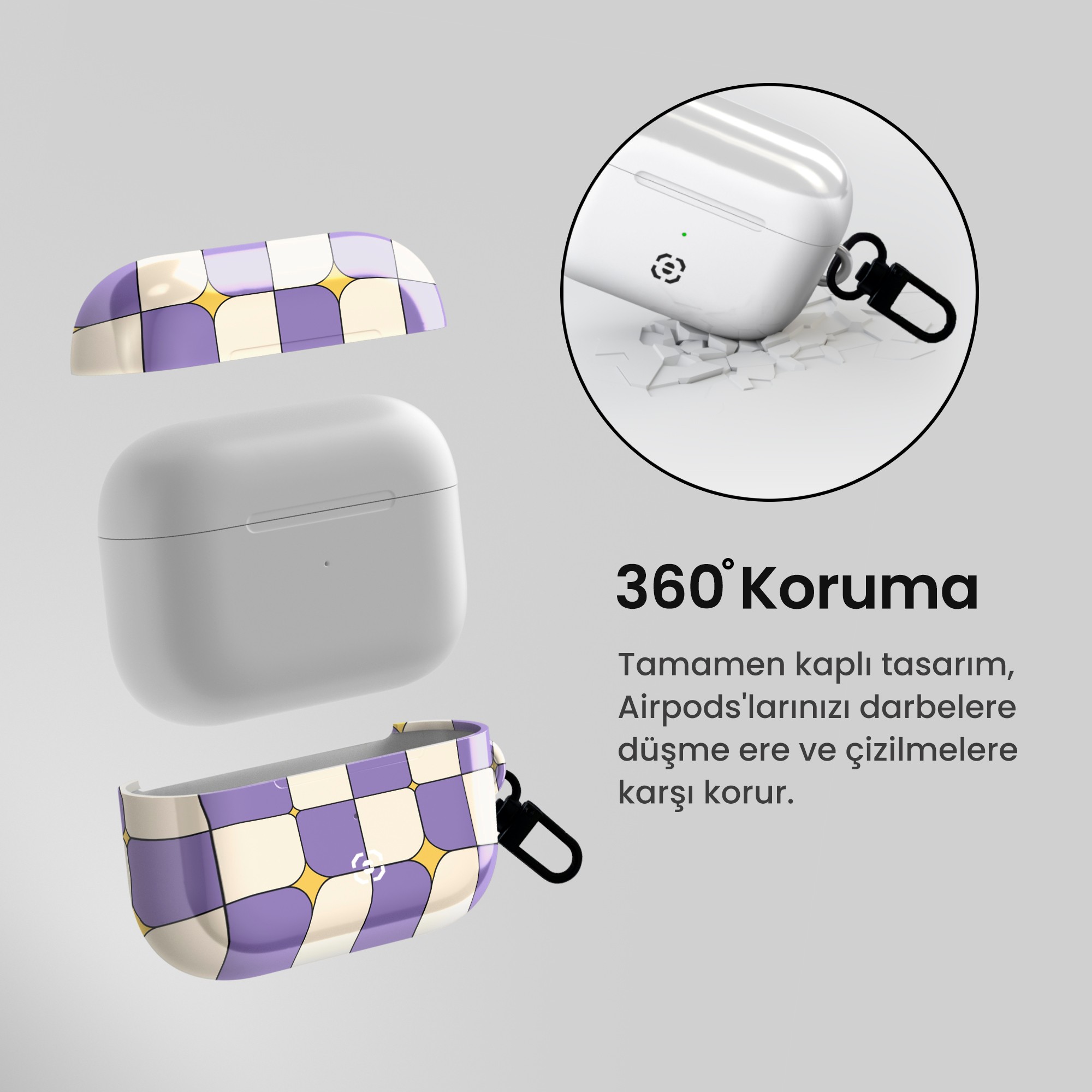 Bwoon Tres Airpods Kulaklık Kılıfı