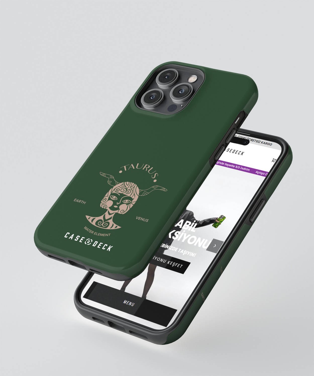 Taurus Tres iPhone Telefon Kılıfı