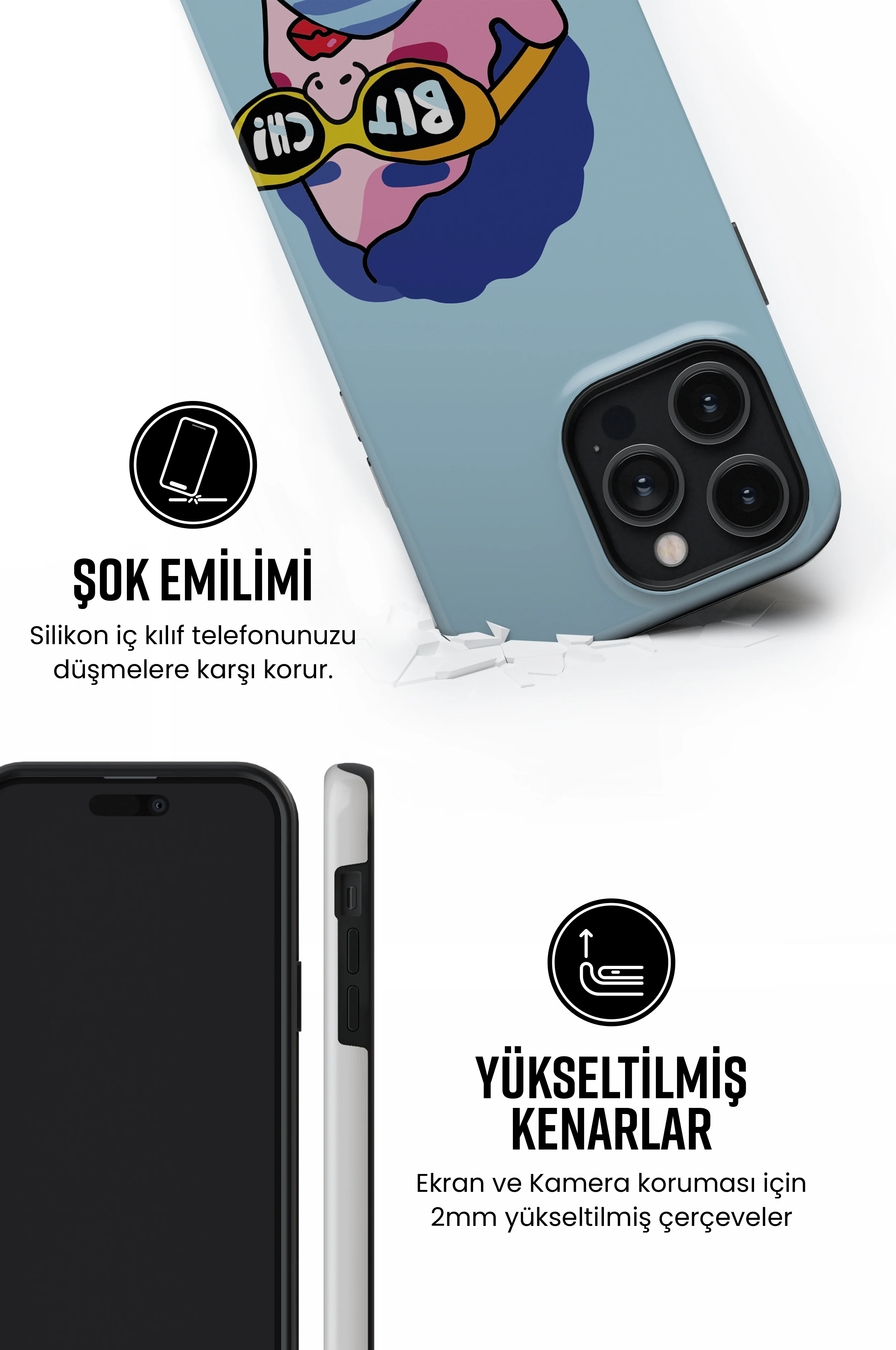 Azul Tres iPhone Telefon Kılıfı