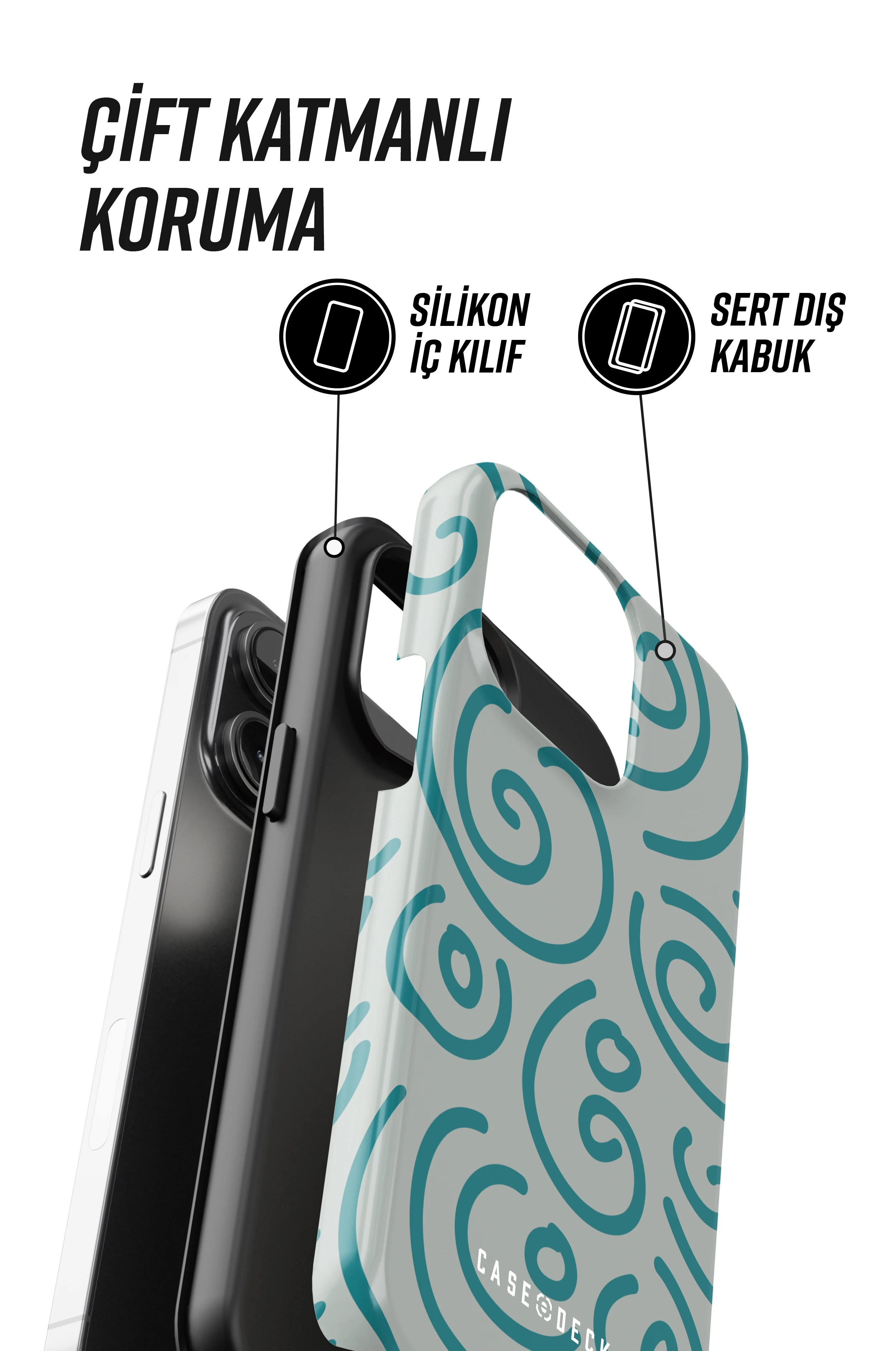 Adero Tres iPhone Telefon Kılıfı