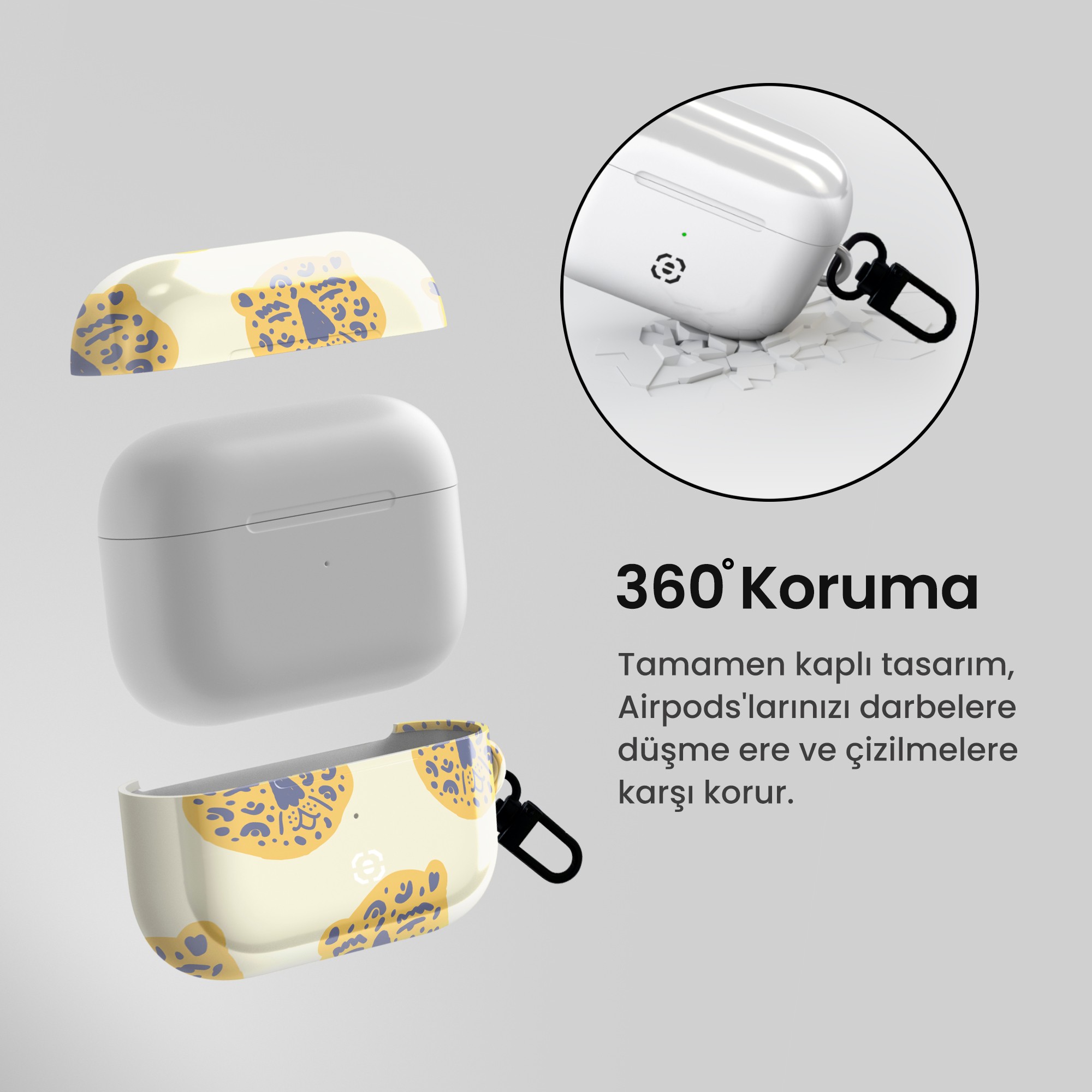 Taiga Tres Airpods Kulaklık Kılıfı