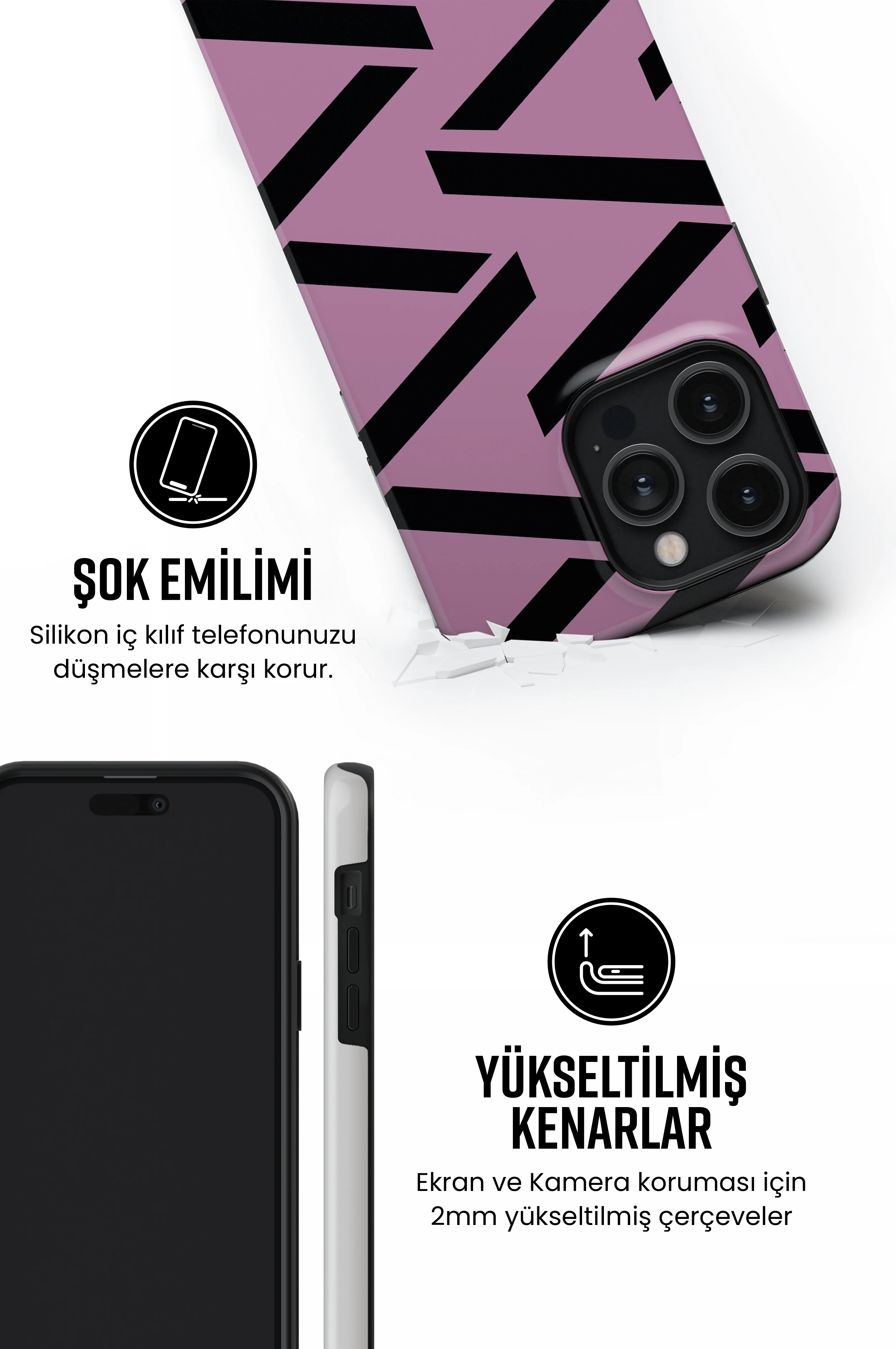 Zigzag Tres iPhone Telefon Kılıfı