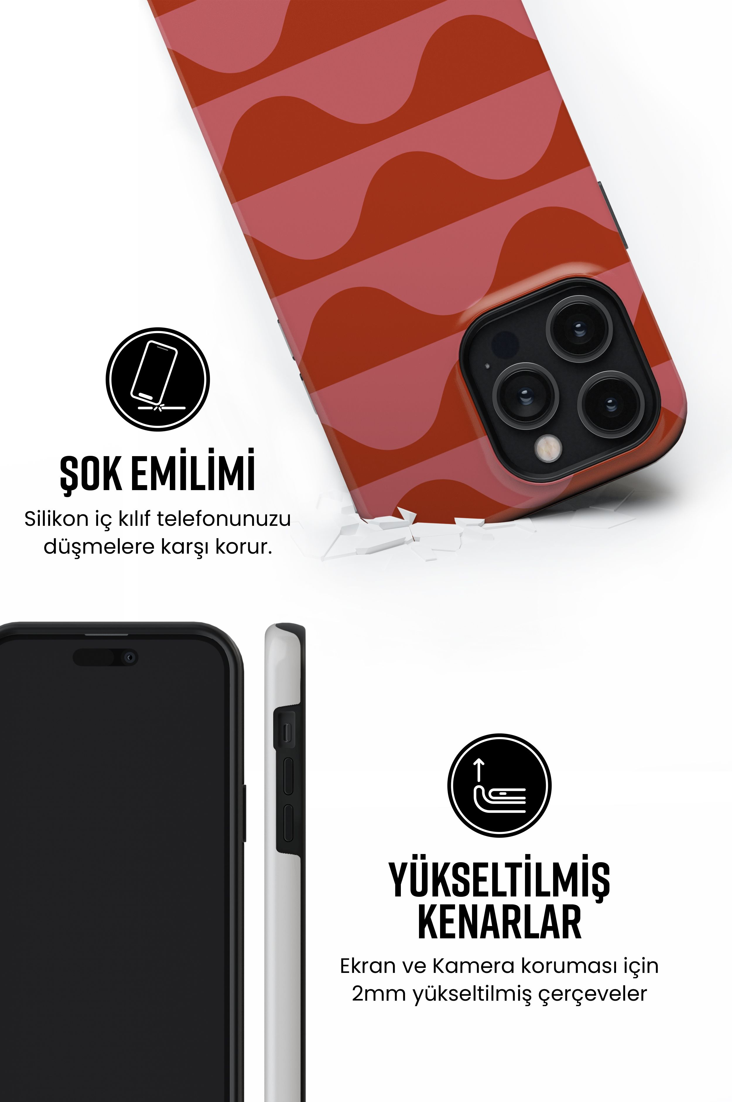 Wavy Tres iPhone Telefon Kılıfı
