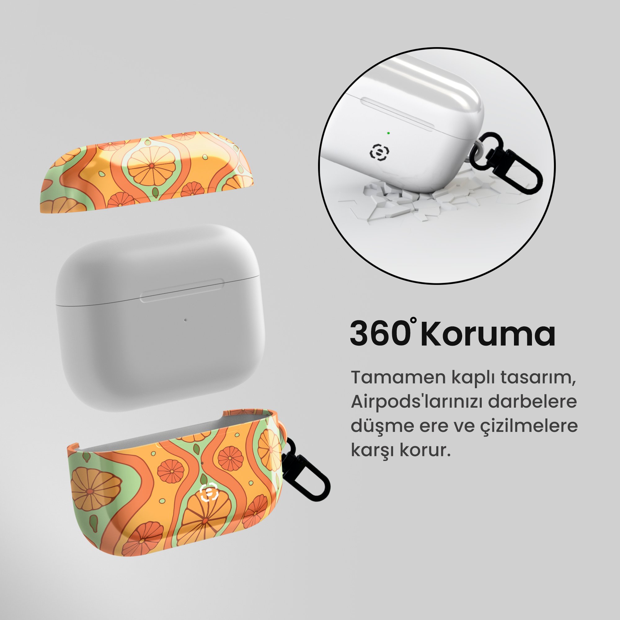 Faunus Tres Airpods Kulaklık Kılıfı
