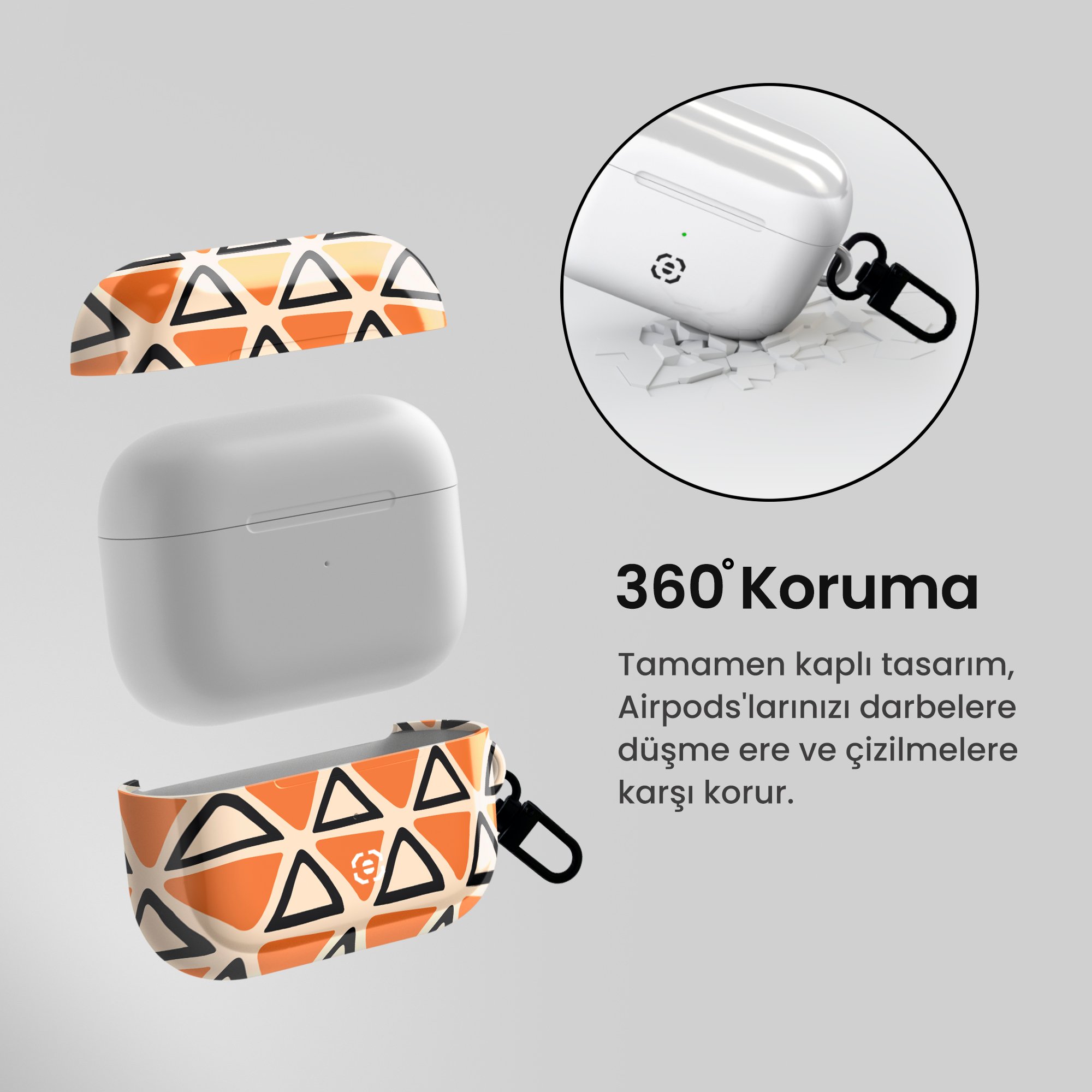 Trian Tres Airpods Kulaklık Kılıfı