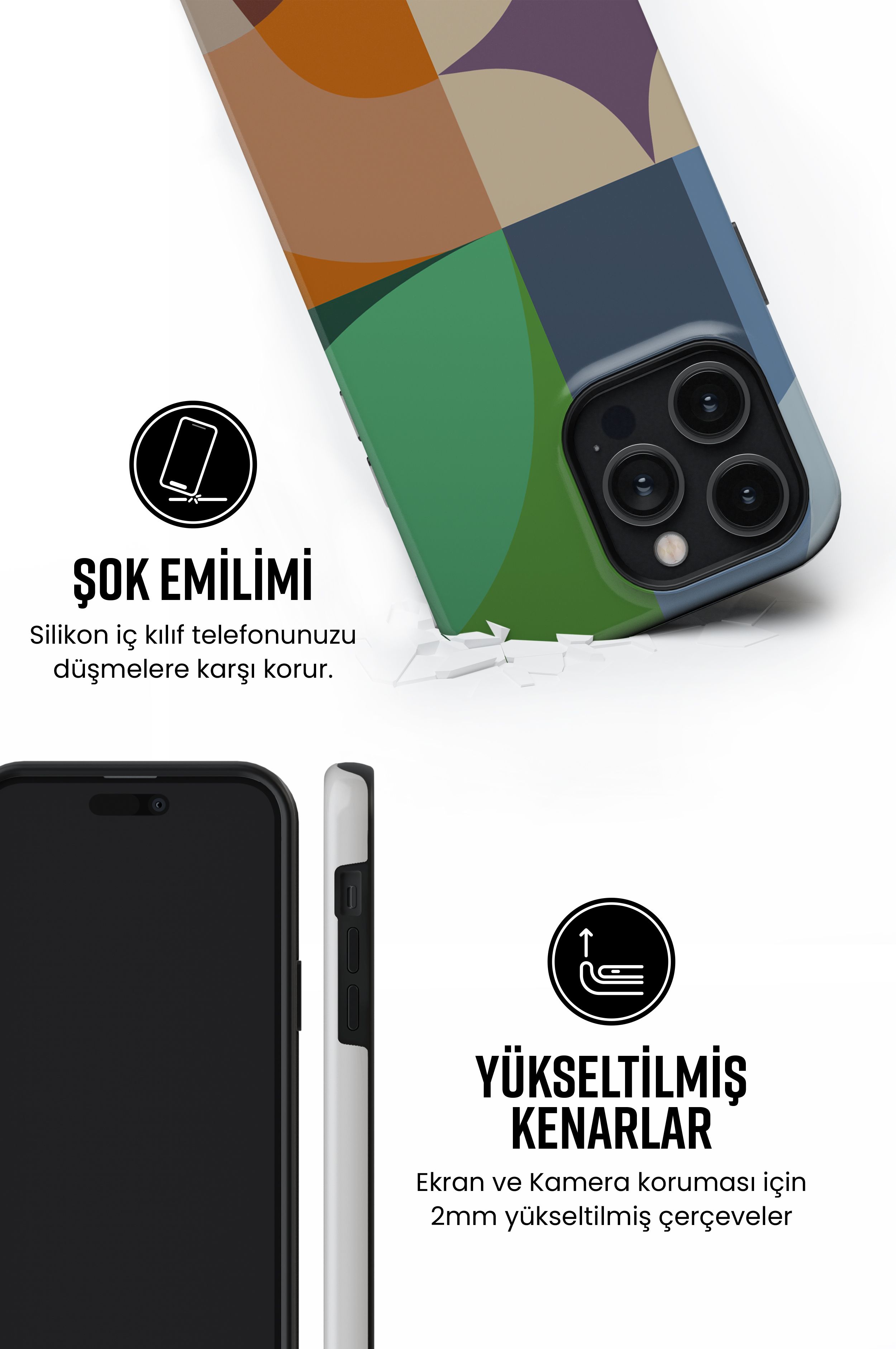 Geo Tres iPhone Telefon Kılıfı