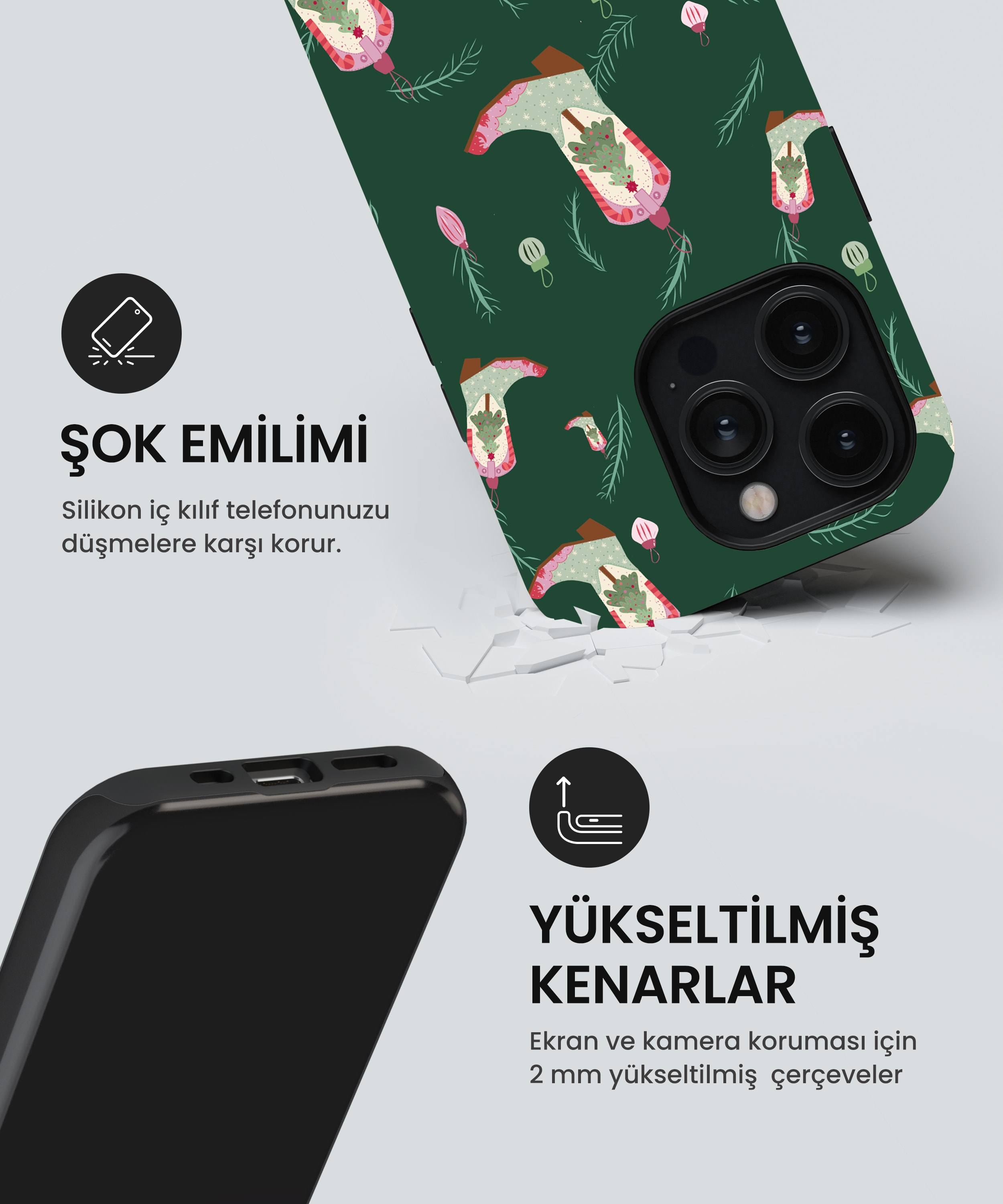 Rovistmas Tres iPhone Telefon Kılıfı