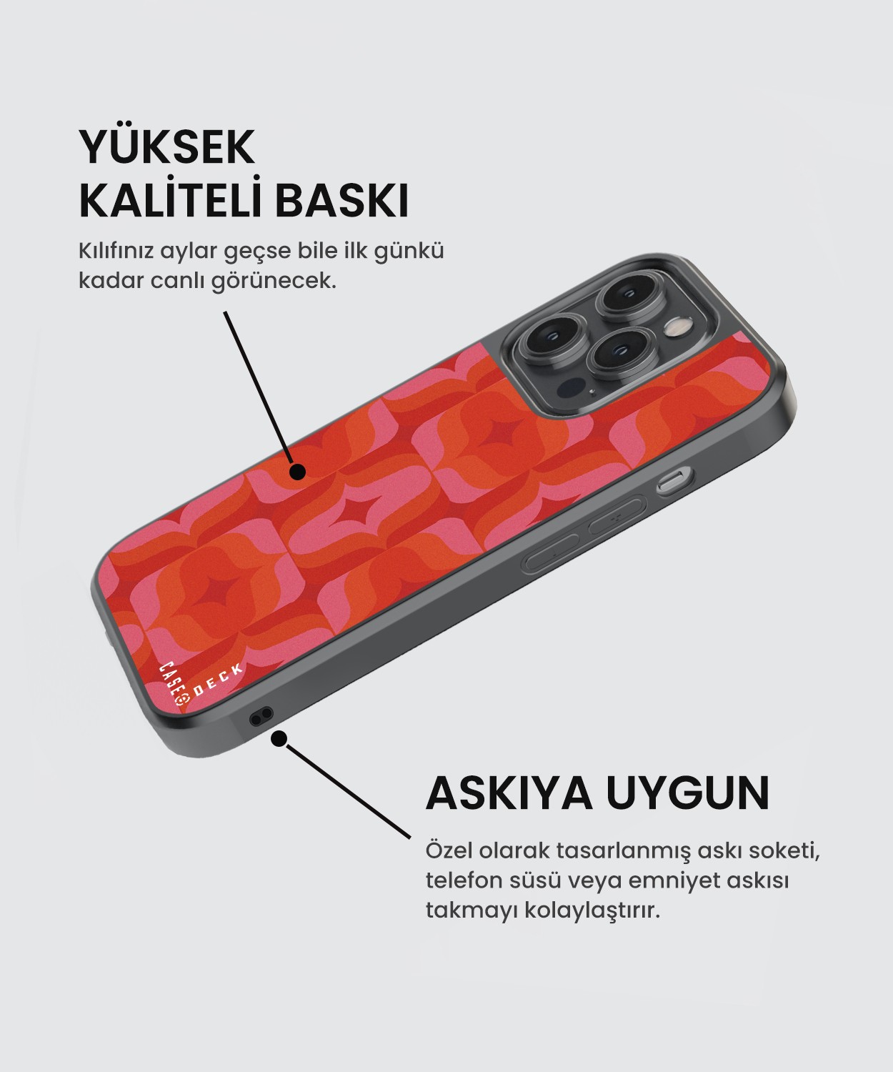 Retro Babil iPhone Telefon Kılıfı
