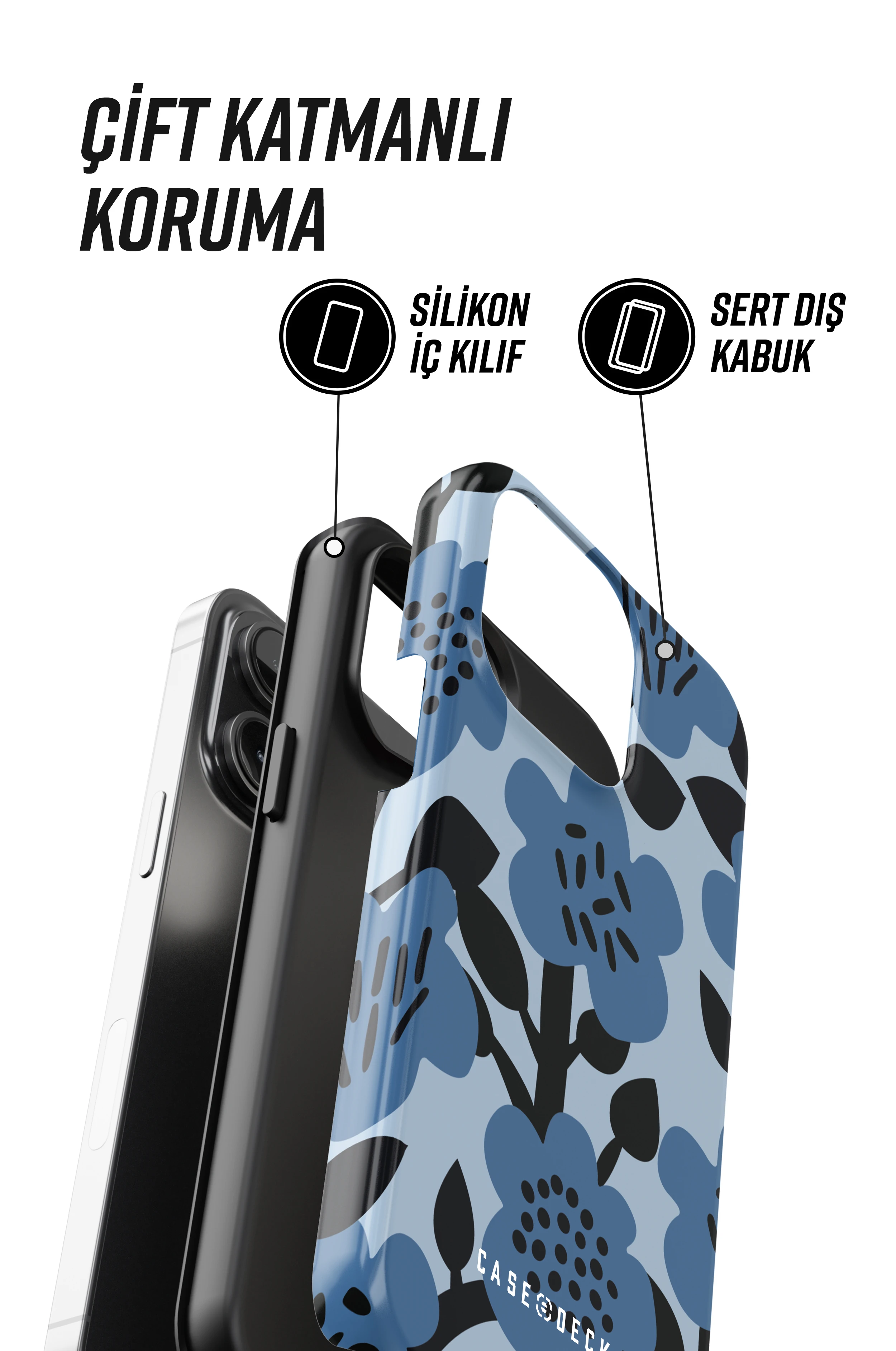 Bloomin Tres iPhone Telefon Kılıfı