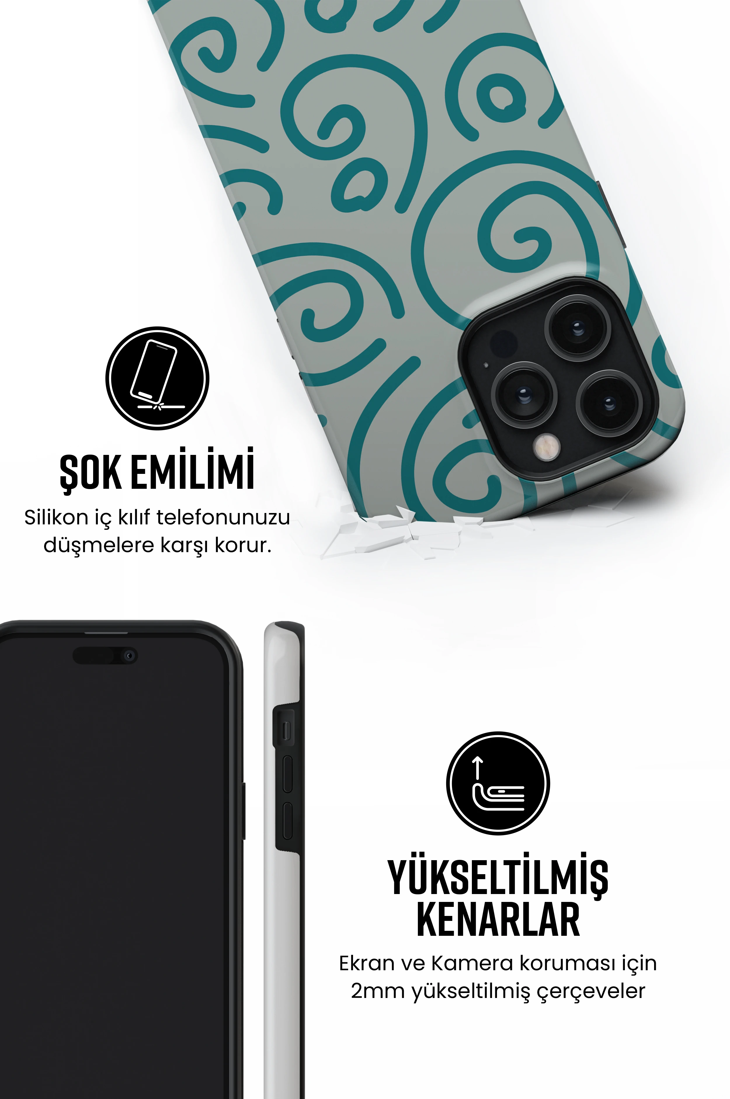 Adero Tres iPhone Telefon Kılıfı