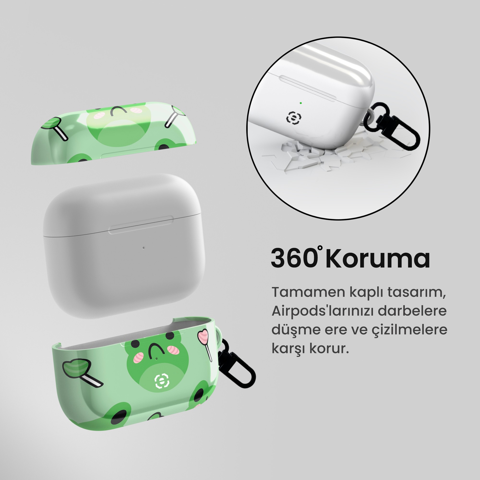 Grimm Tres Airpods Kulaklık Kılıfı