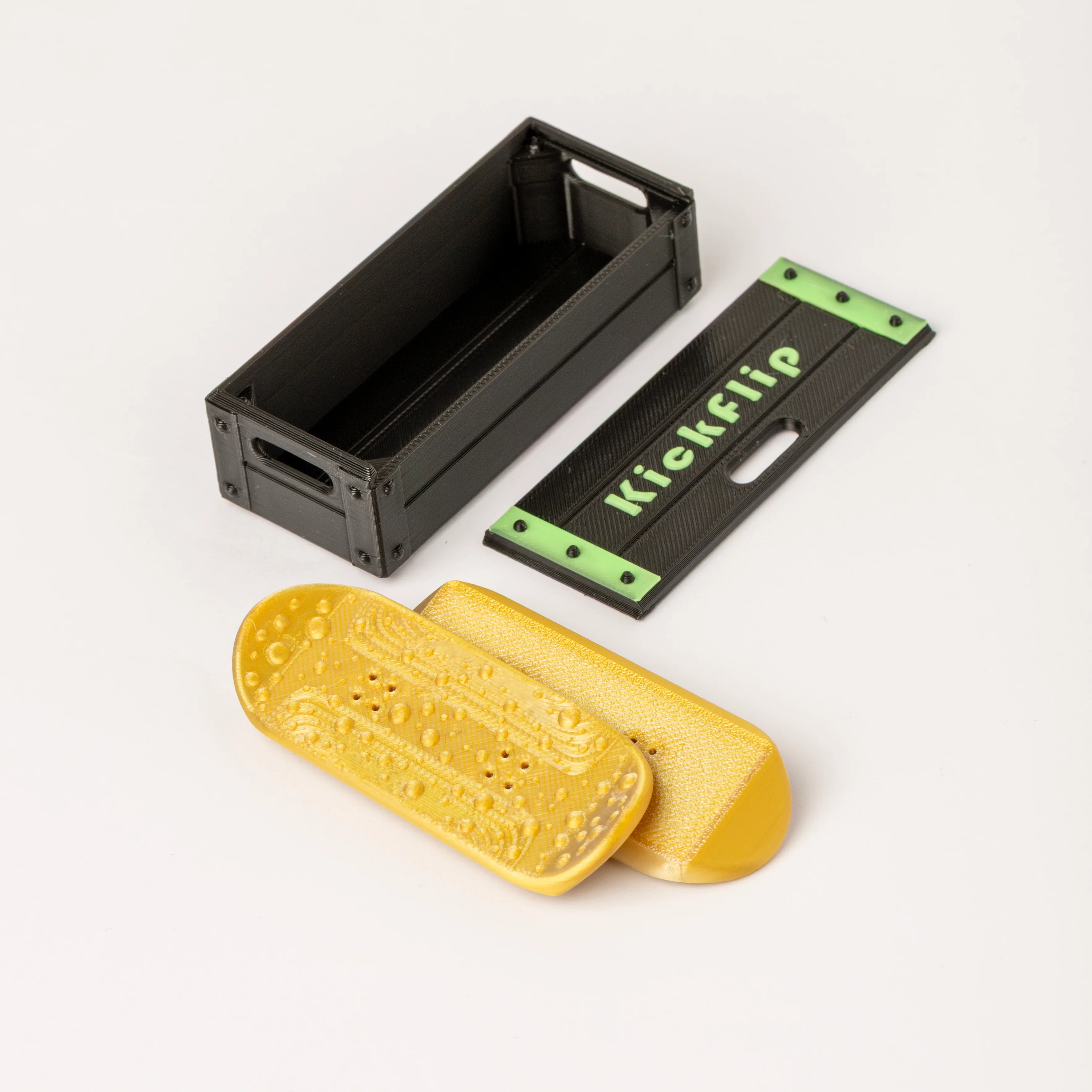 Mıknatıslı Kaykay Flipper – Gold Edition (Kutulu)