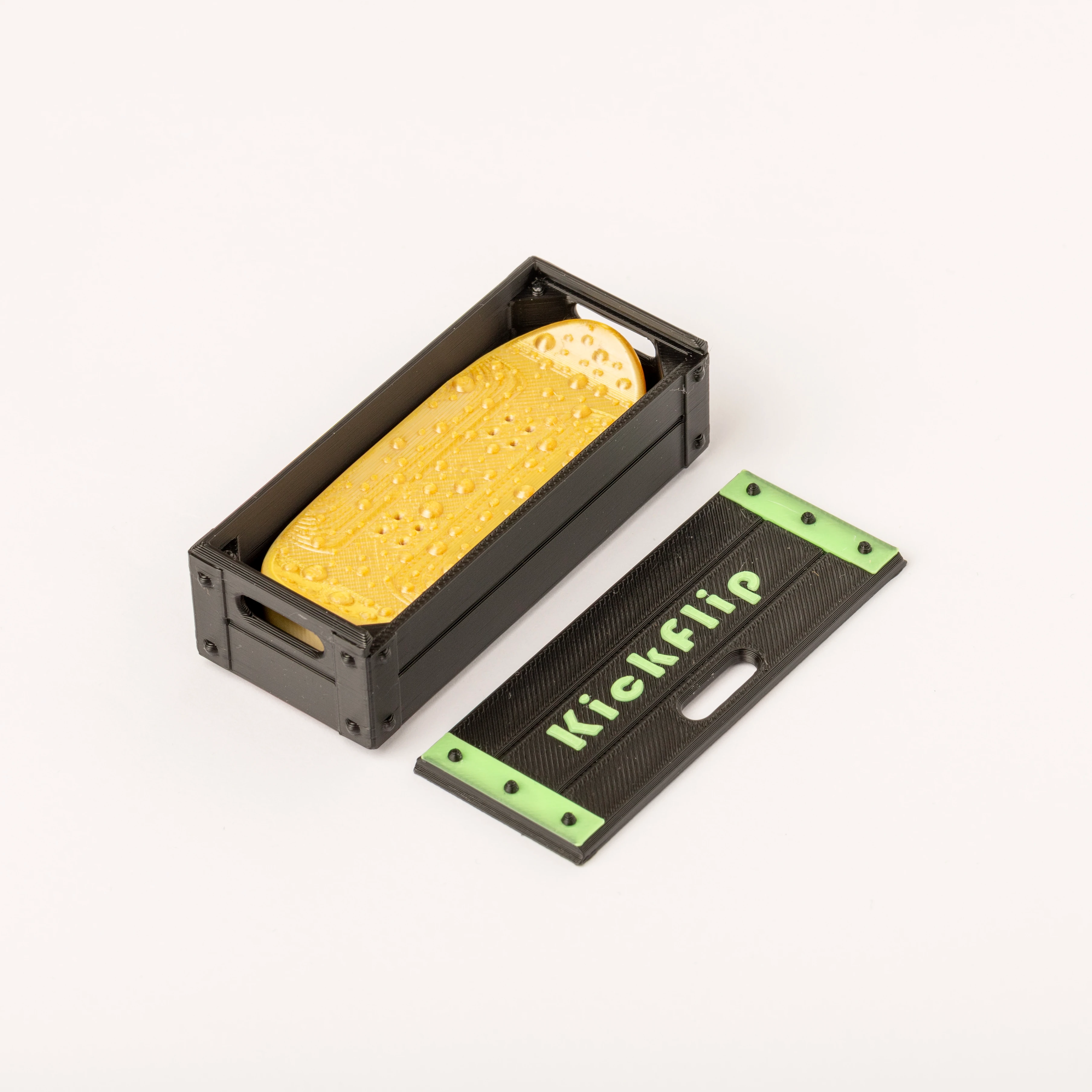 Mıknatıslı Kaykay Flipper – Gold Edition (Kutulu)