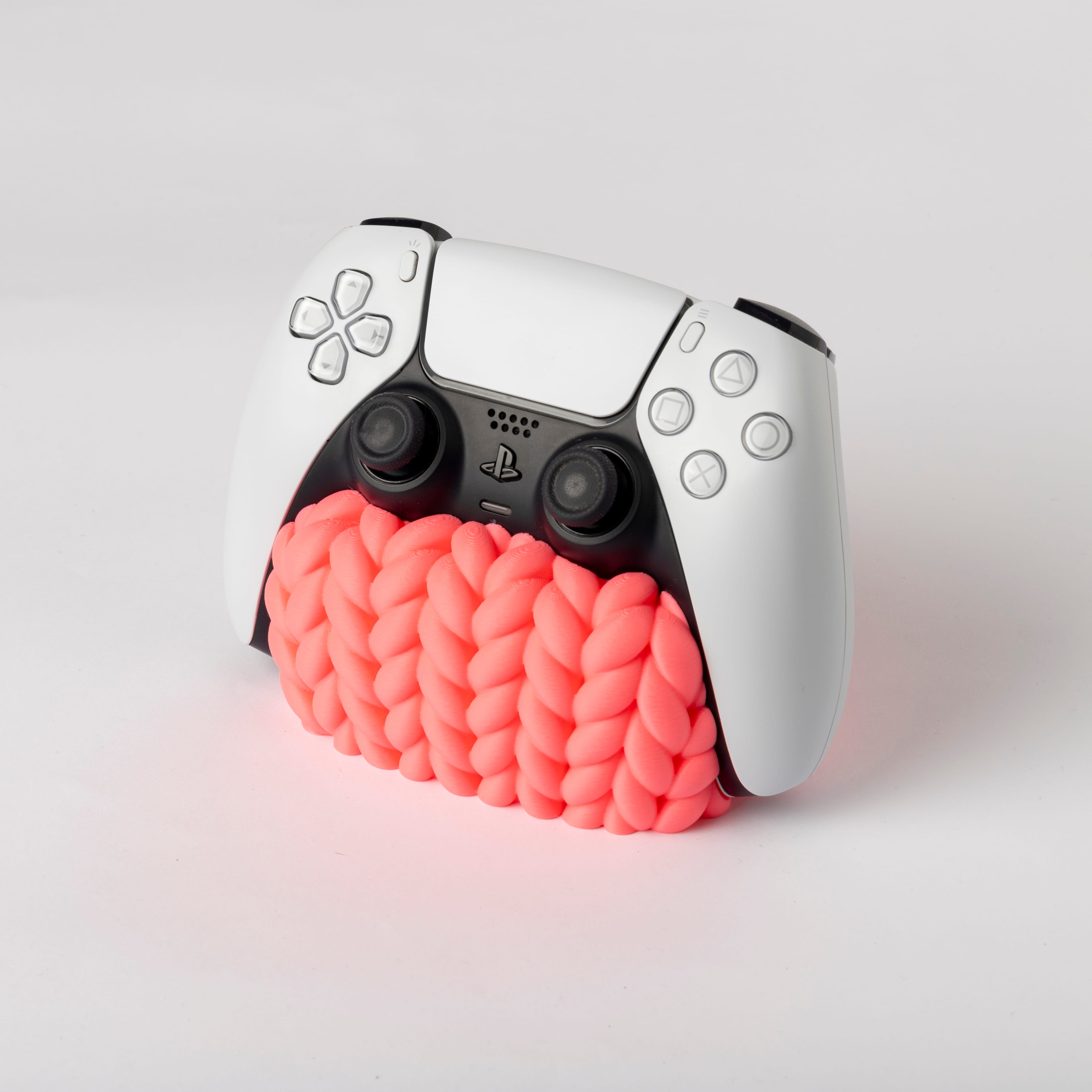 Pembe Örgülü Gamepad (PS5) Standı