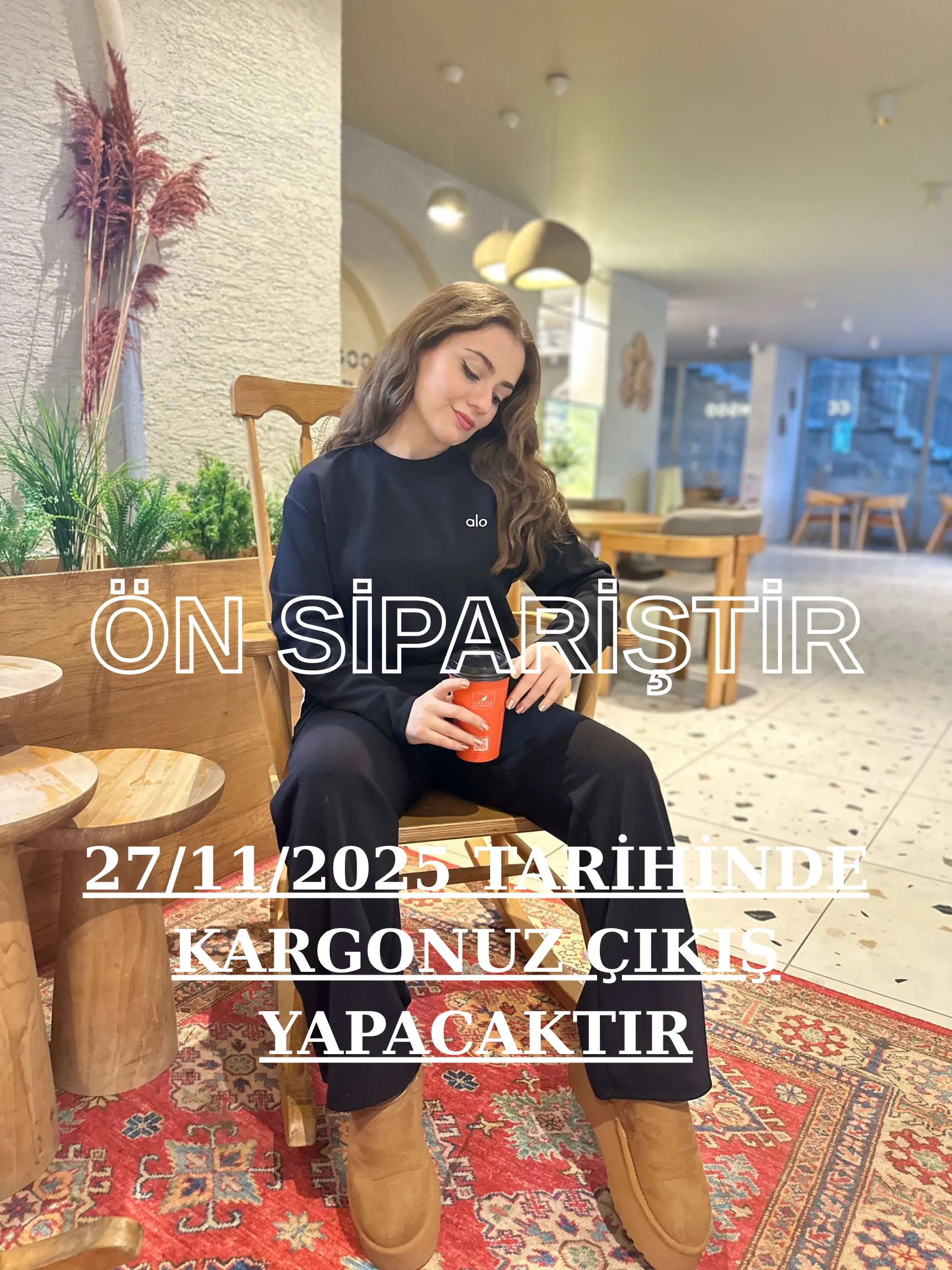 ALO Etiketli Likralı İkili Takım - Siyah