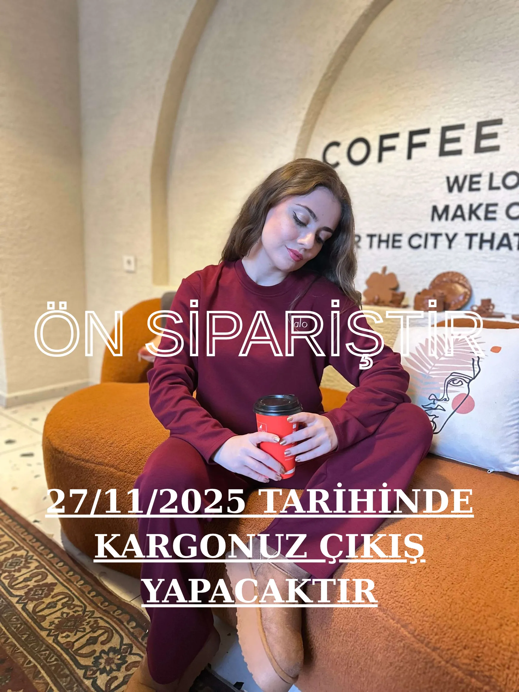 ALO Etiketli Likralı İkili Takım - Bordo