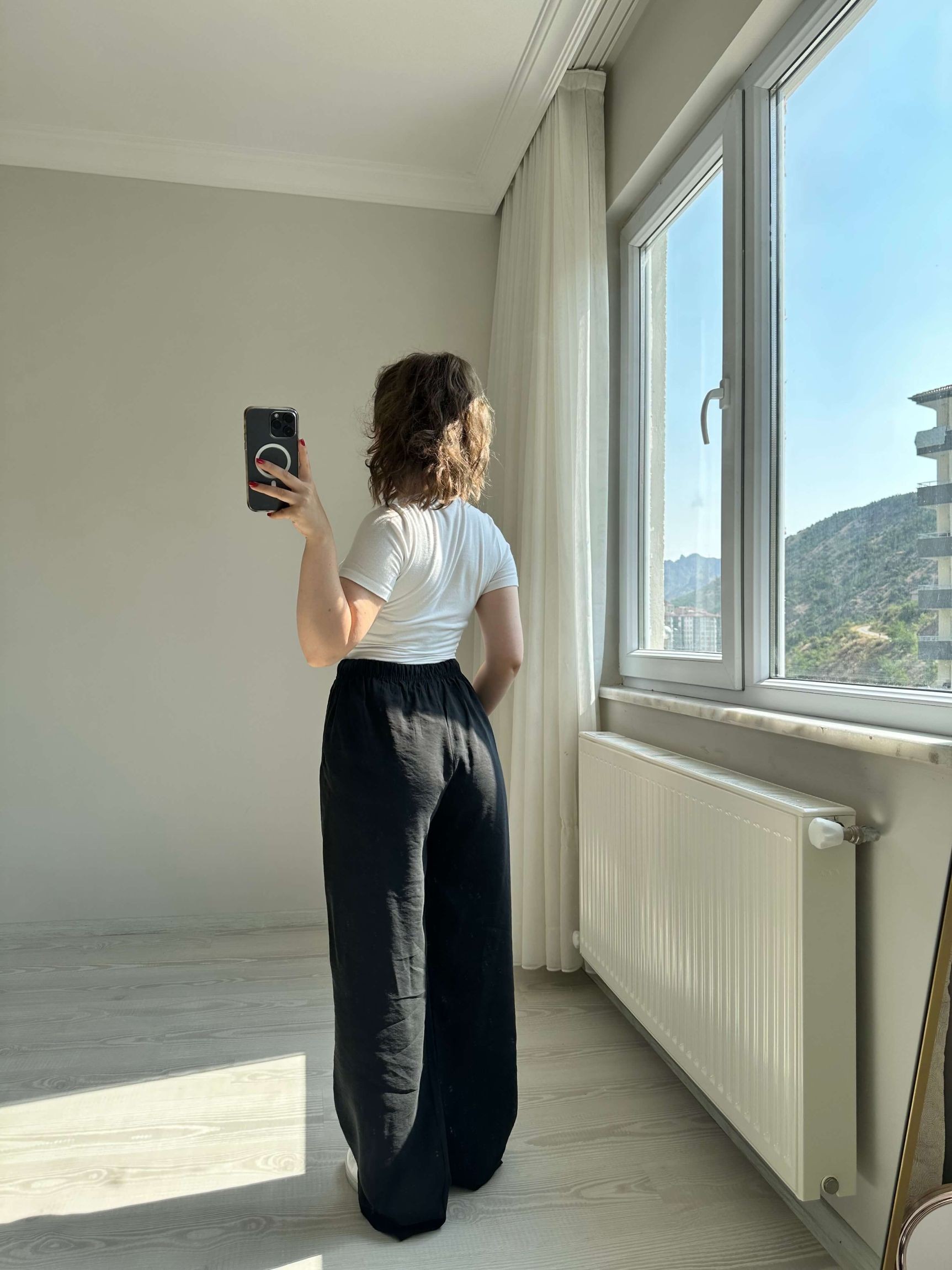 Modal Kumaş Cepli Pantolon