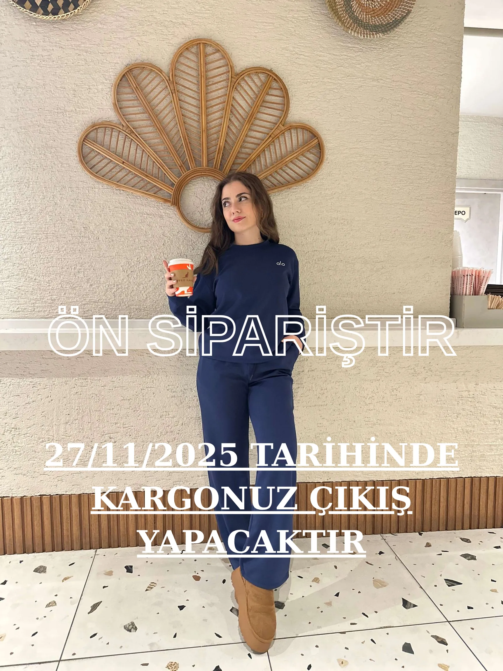 ALO Etiketli Likralı İkili Takım - Lacivert