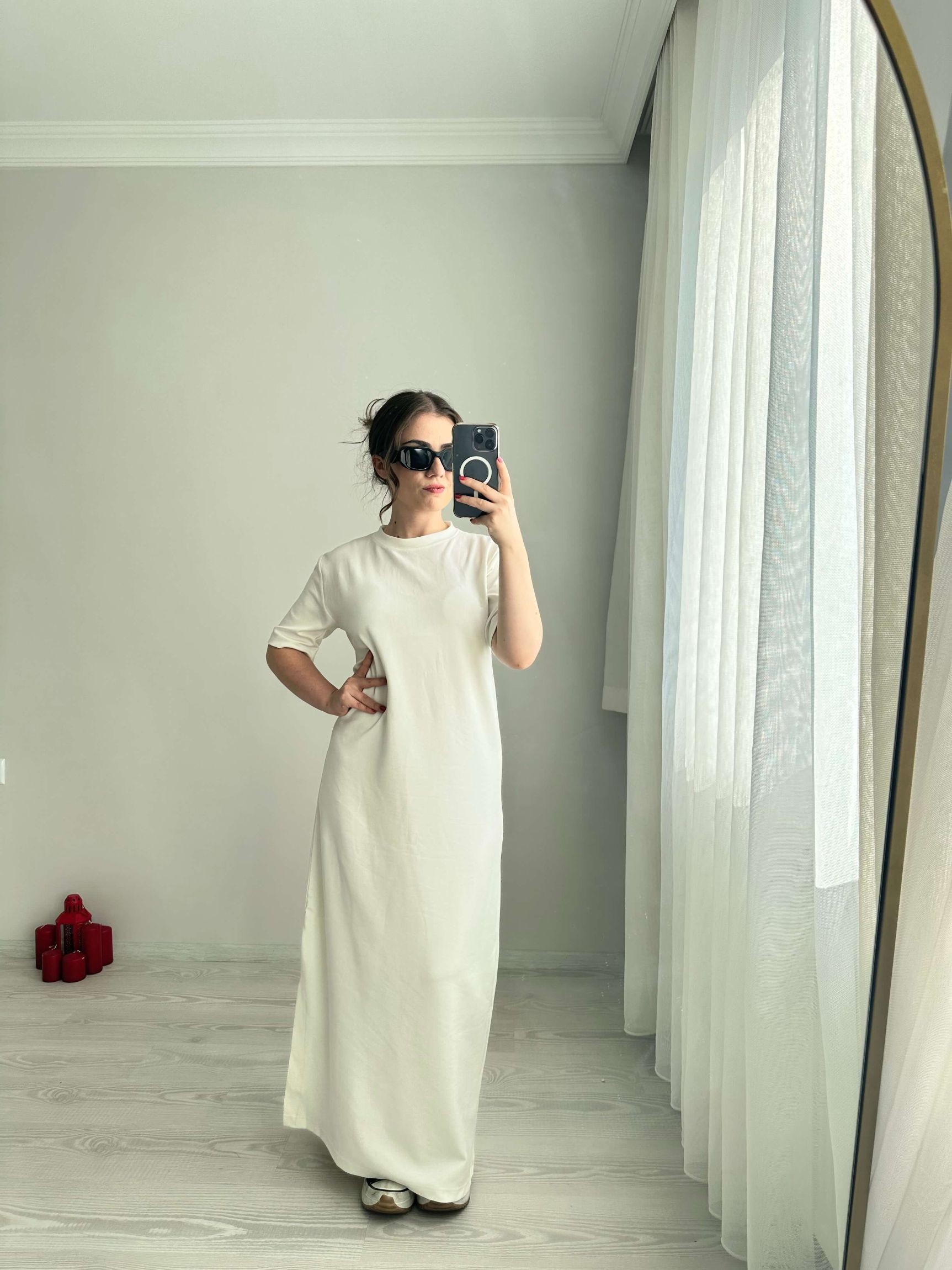 Soft Modal Kumaş Likralı Elbise